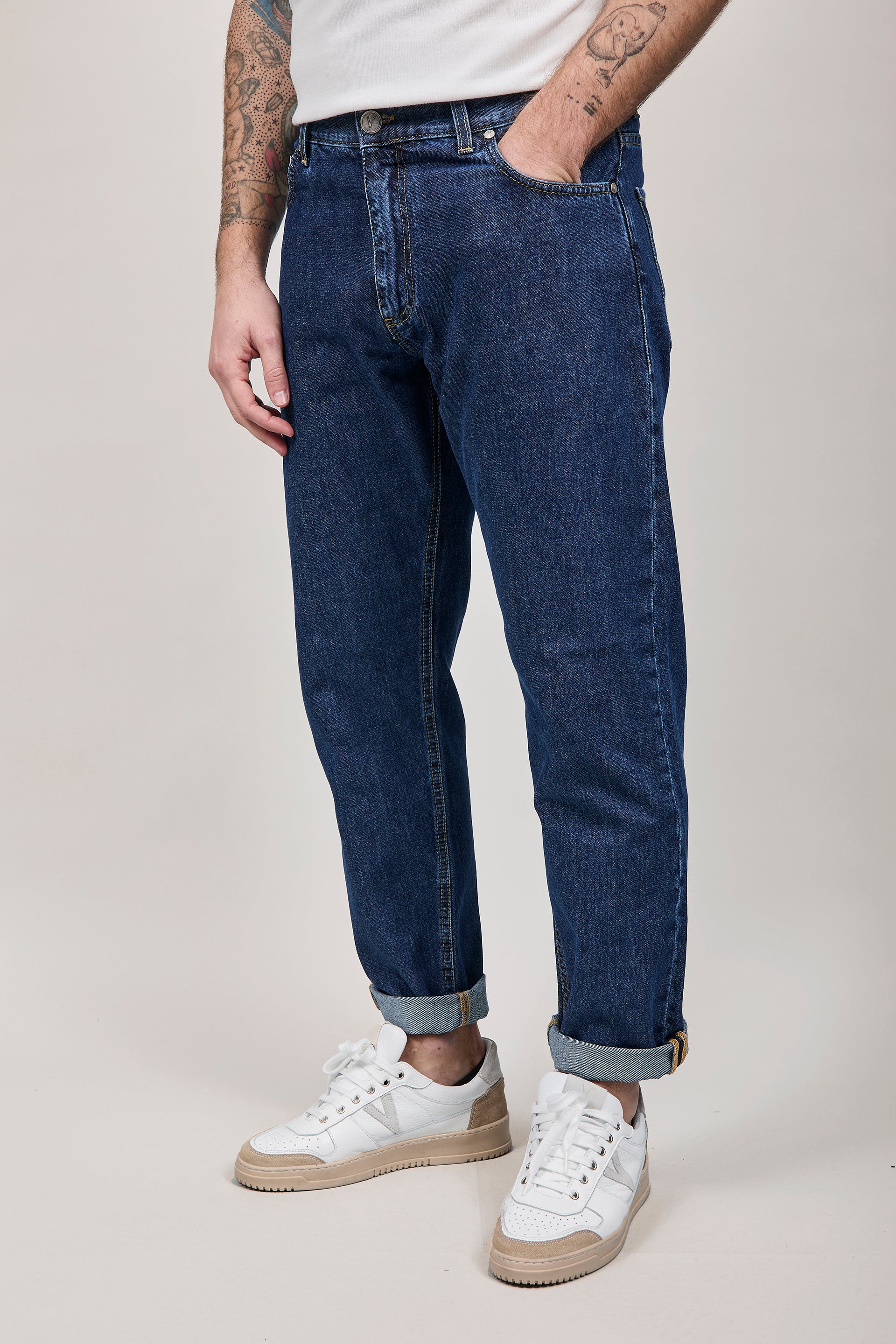 Jeans V2 Loose Blu