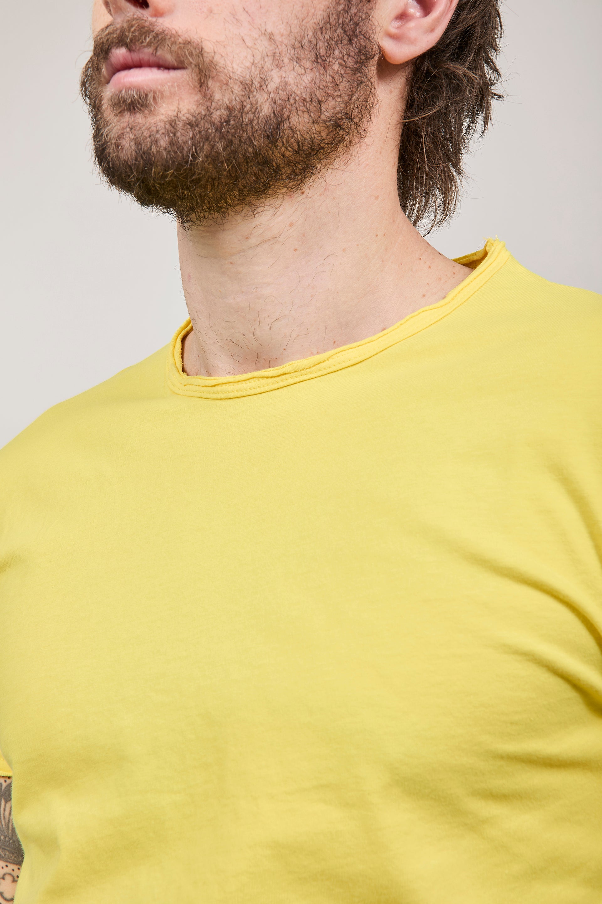 T-shirt basica Block Eleven gialla