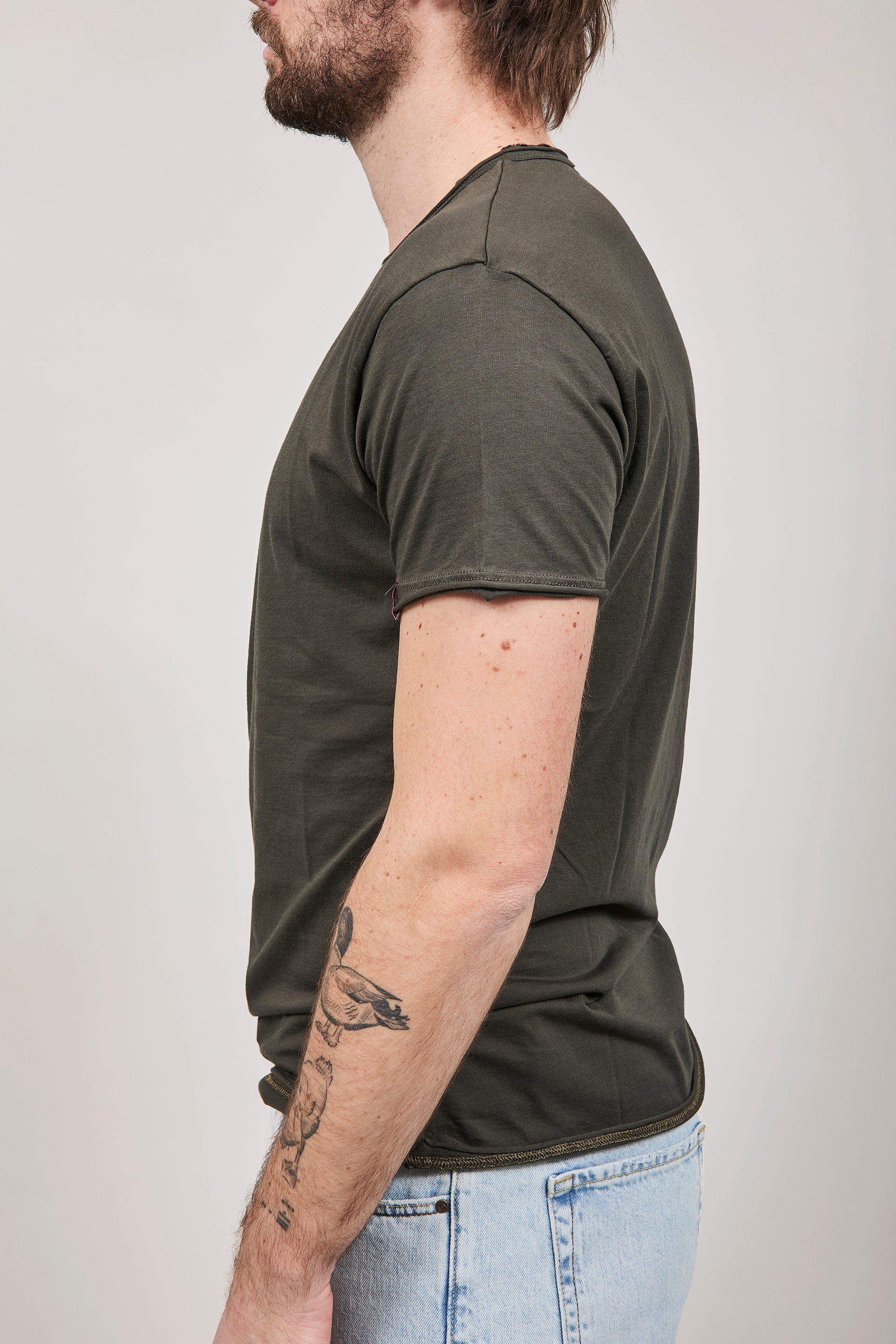 T-shirt basica Block Eleven Militare