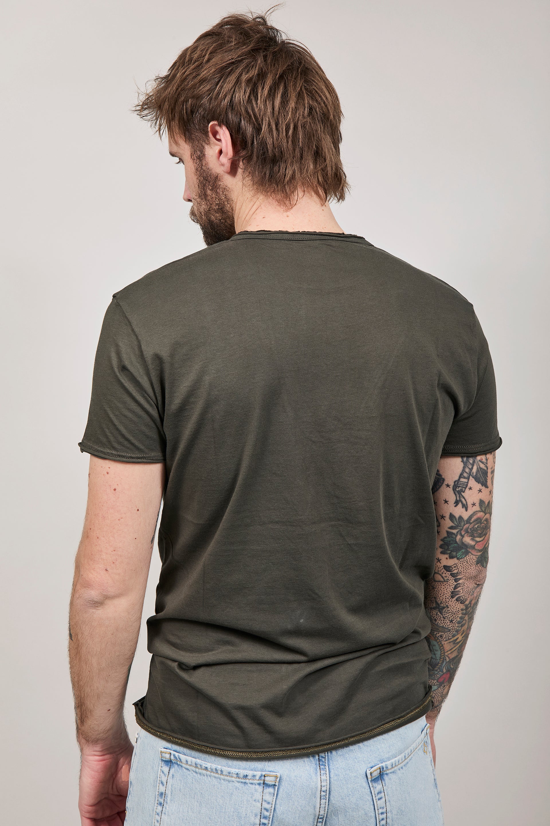 T-shirt basica Block Eleven Militare