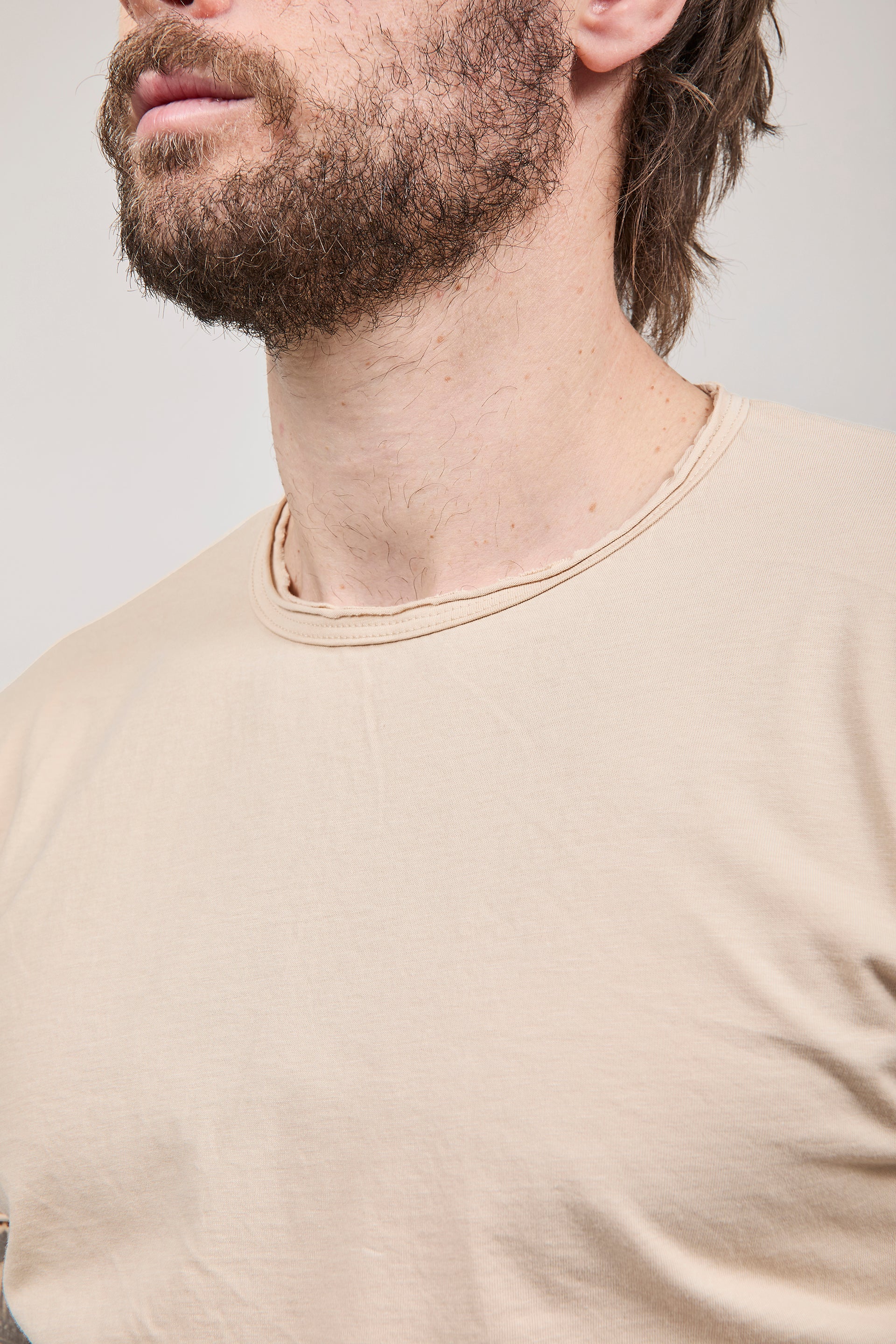 T-shirt basica Block Eleven Beige