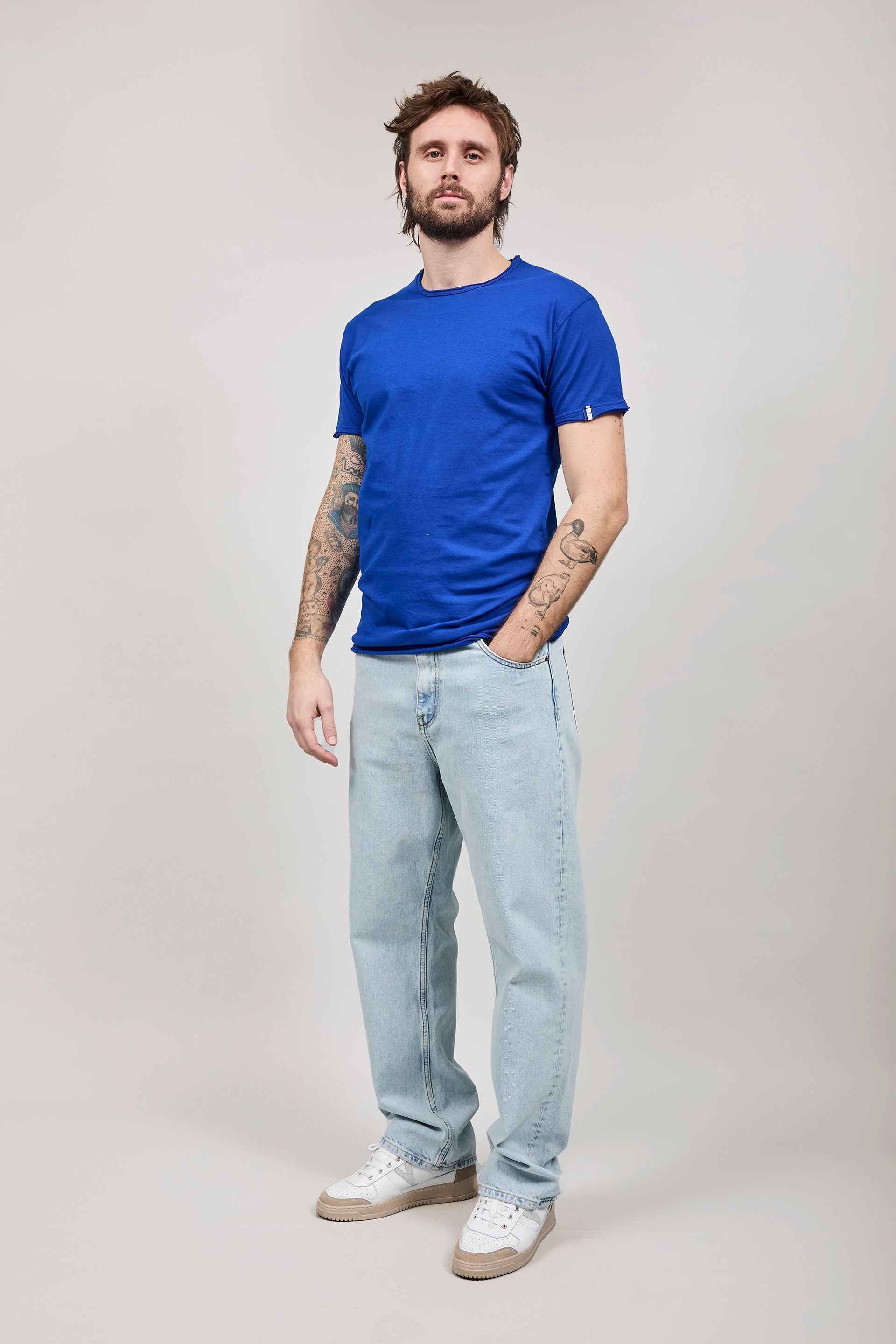 T-shirt basica Block Eleven Royal