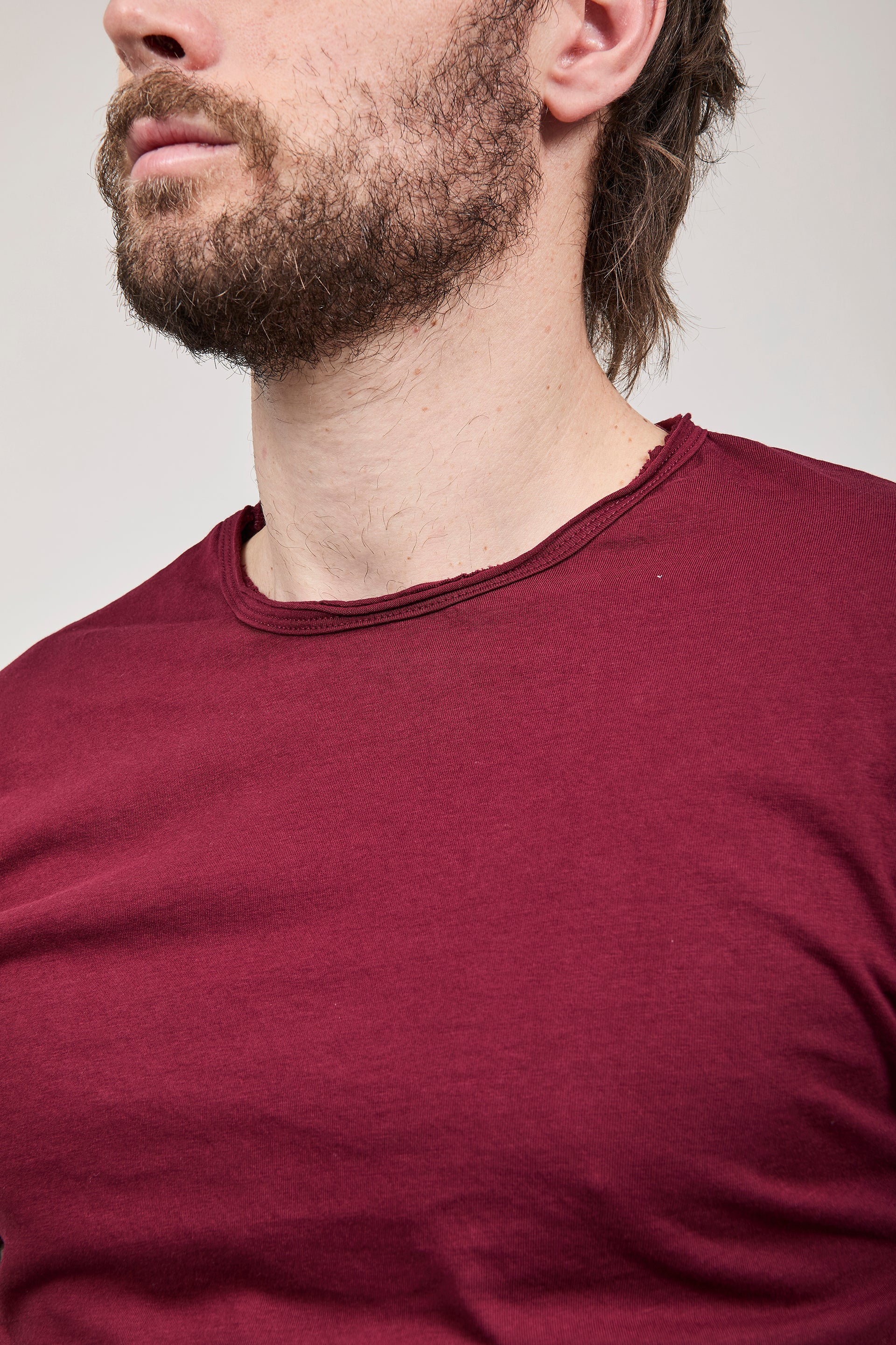 T-shirt basica Block Eleven Bordeaux