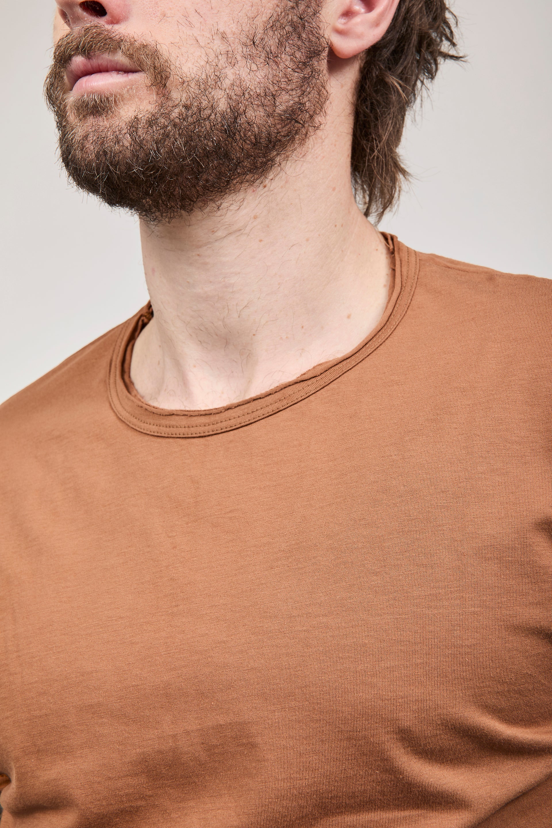 T-shirt basica Block Eleven Tabacco