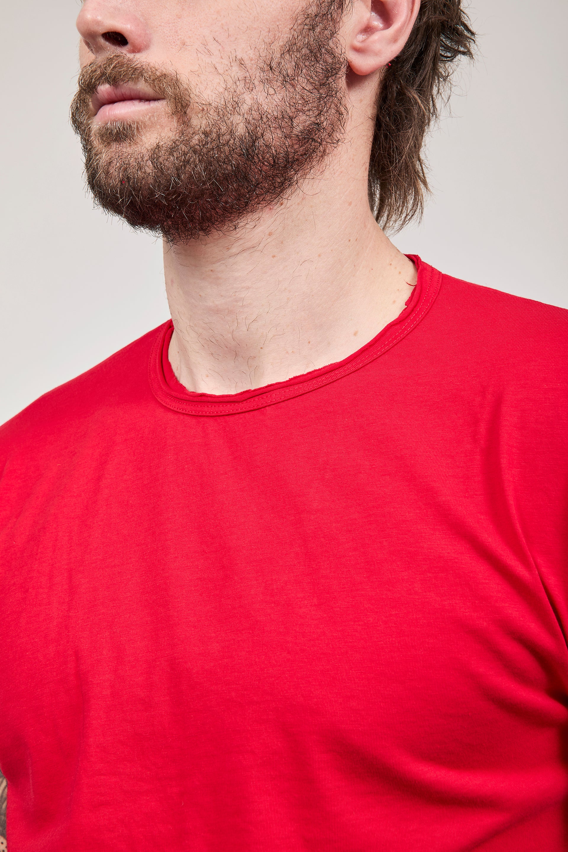 T-shirt basica Block Eleven Rossa