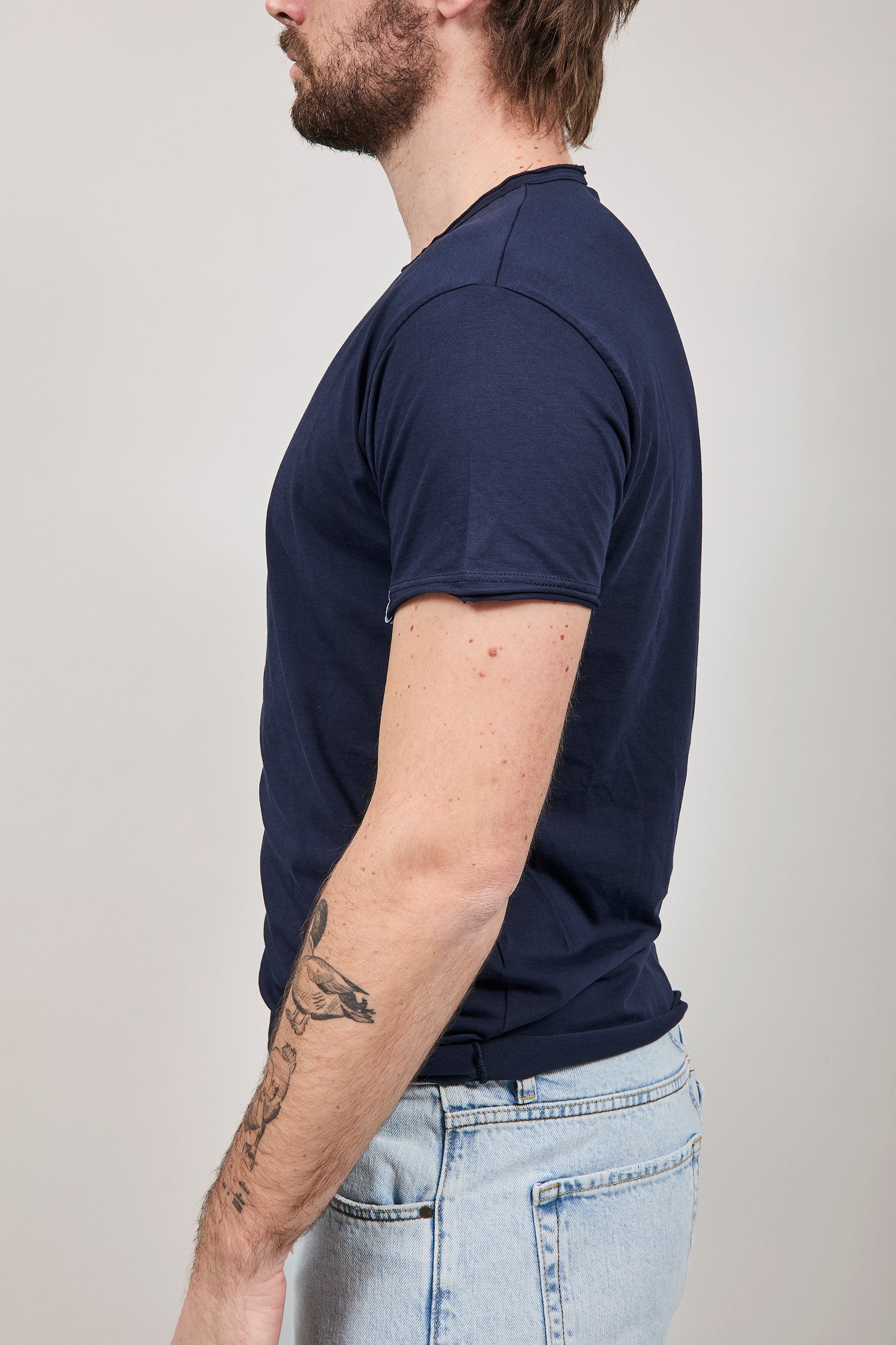 T-shirt basica Block Eleven Blu