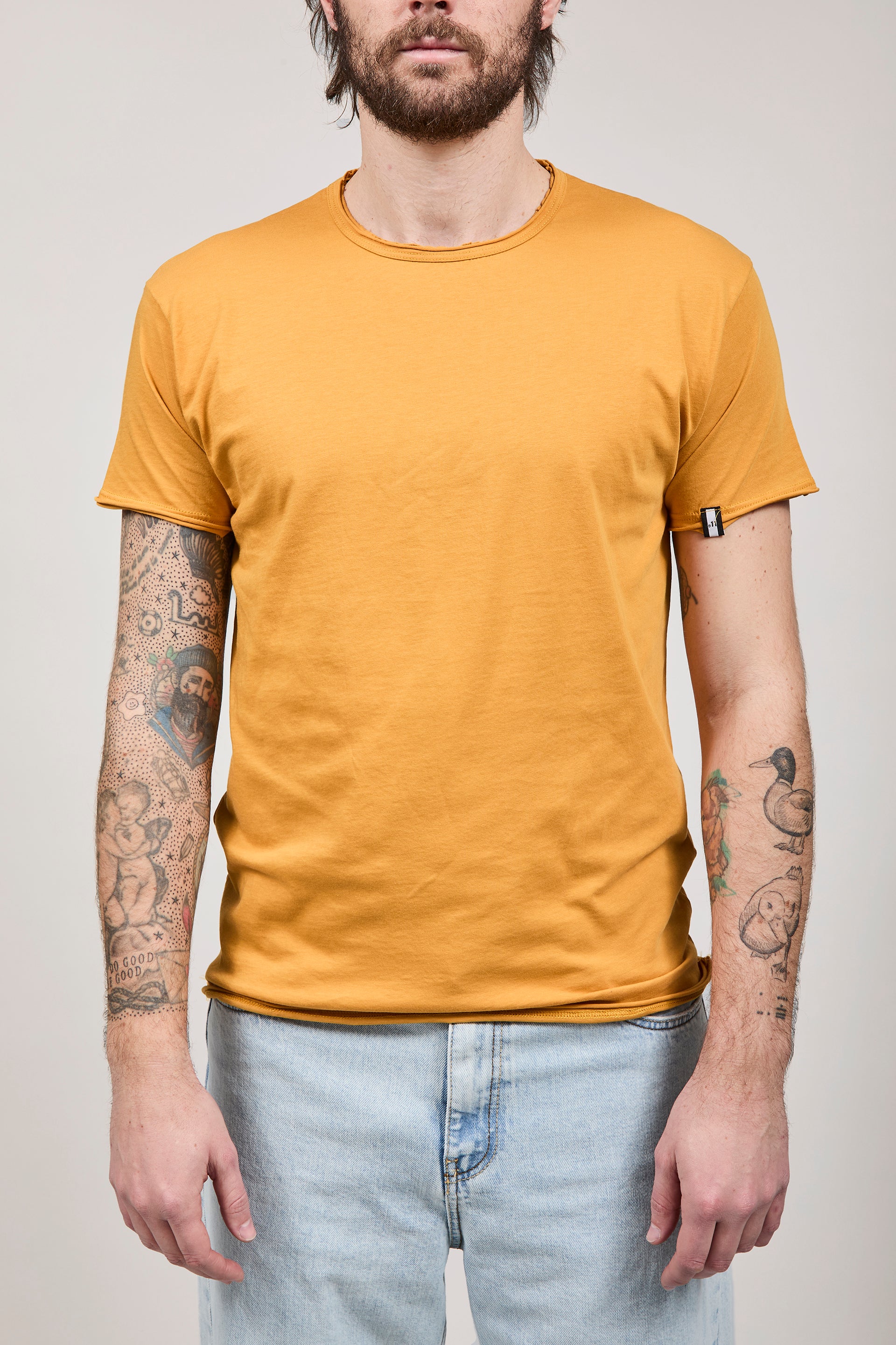 T-shirt basica Block Eleven Senape