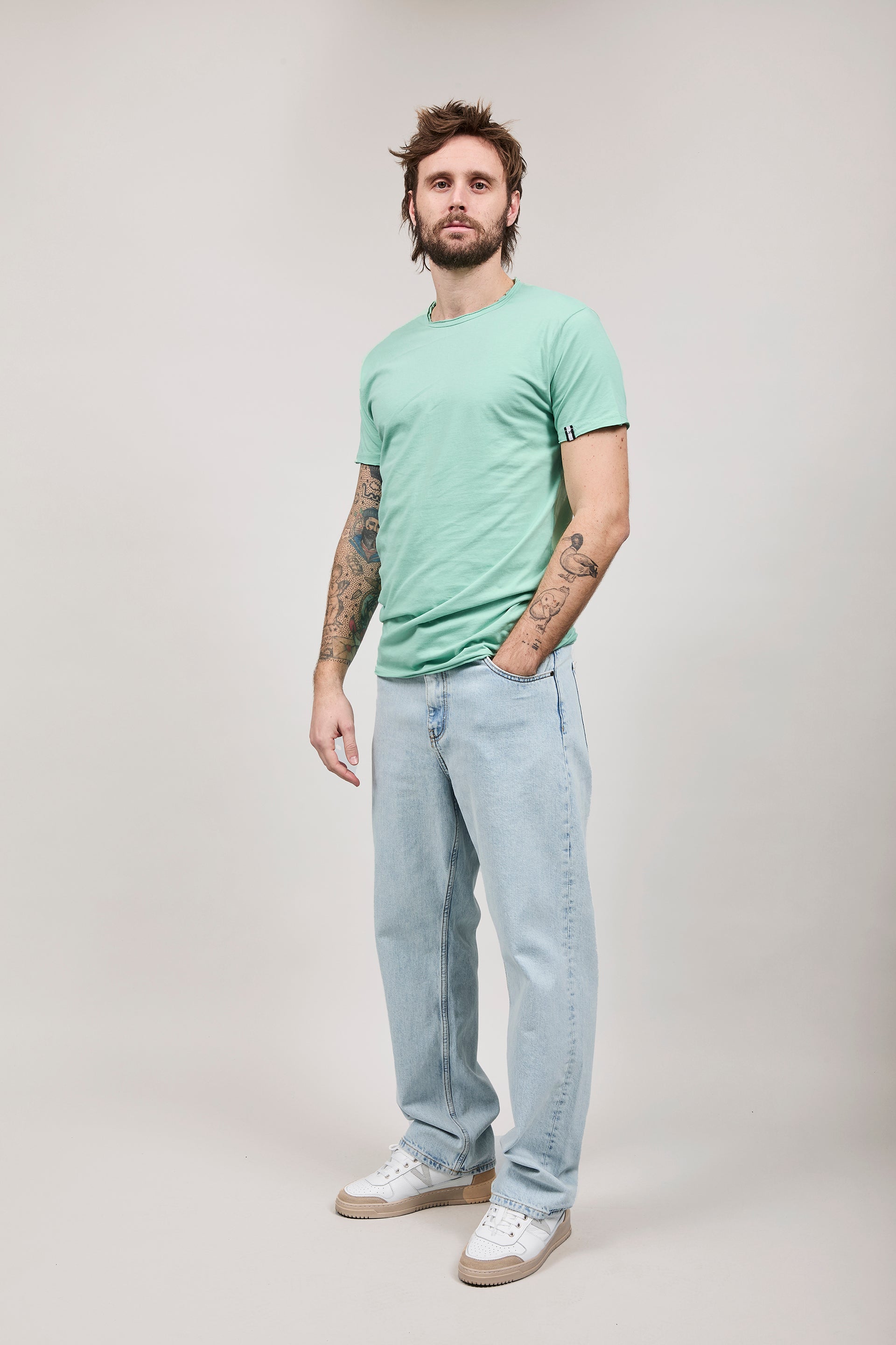 T-shirt basica Block Eleven Menta