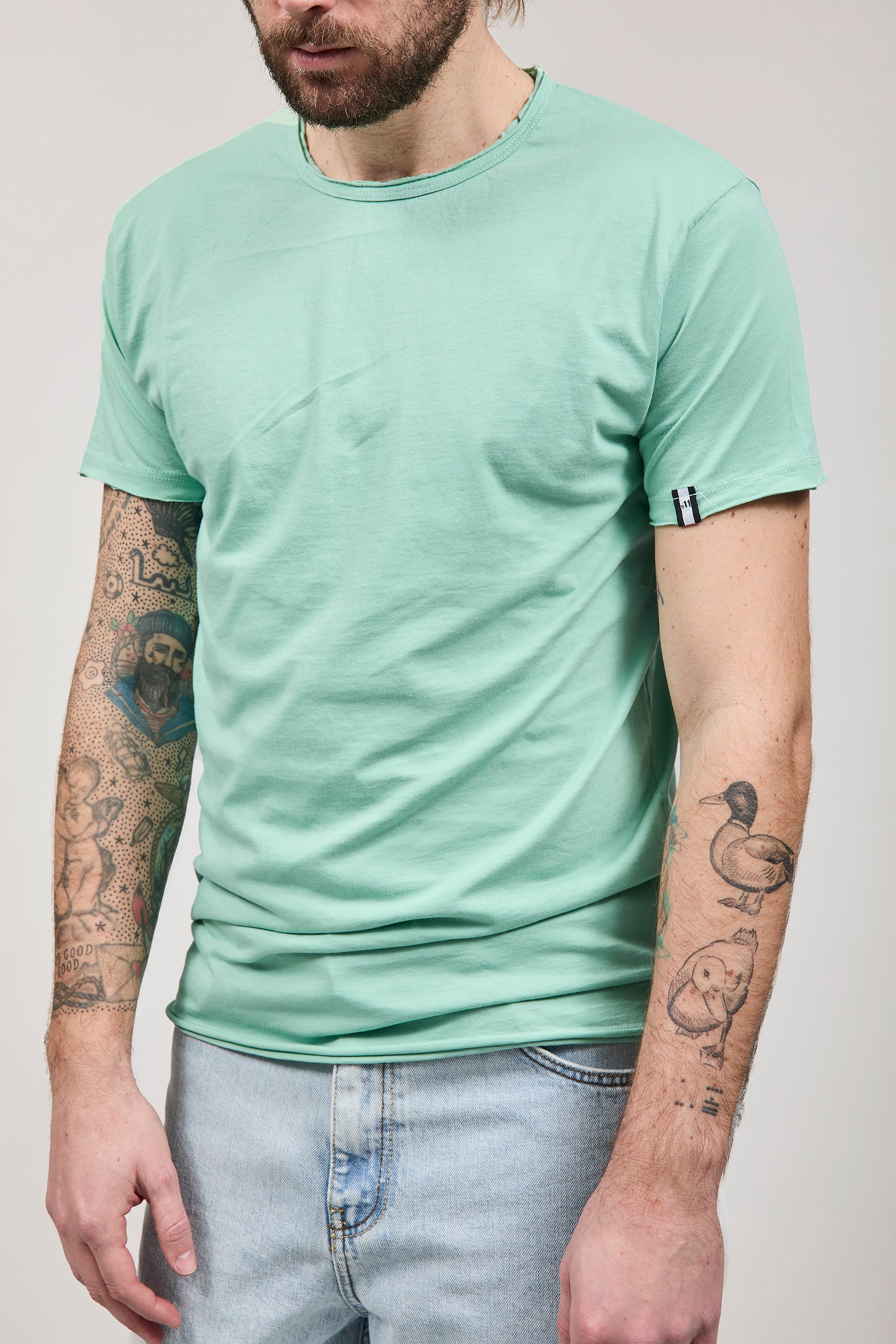 T-shirt basica Block Eleven Menta