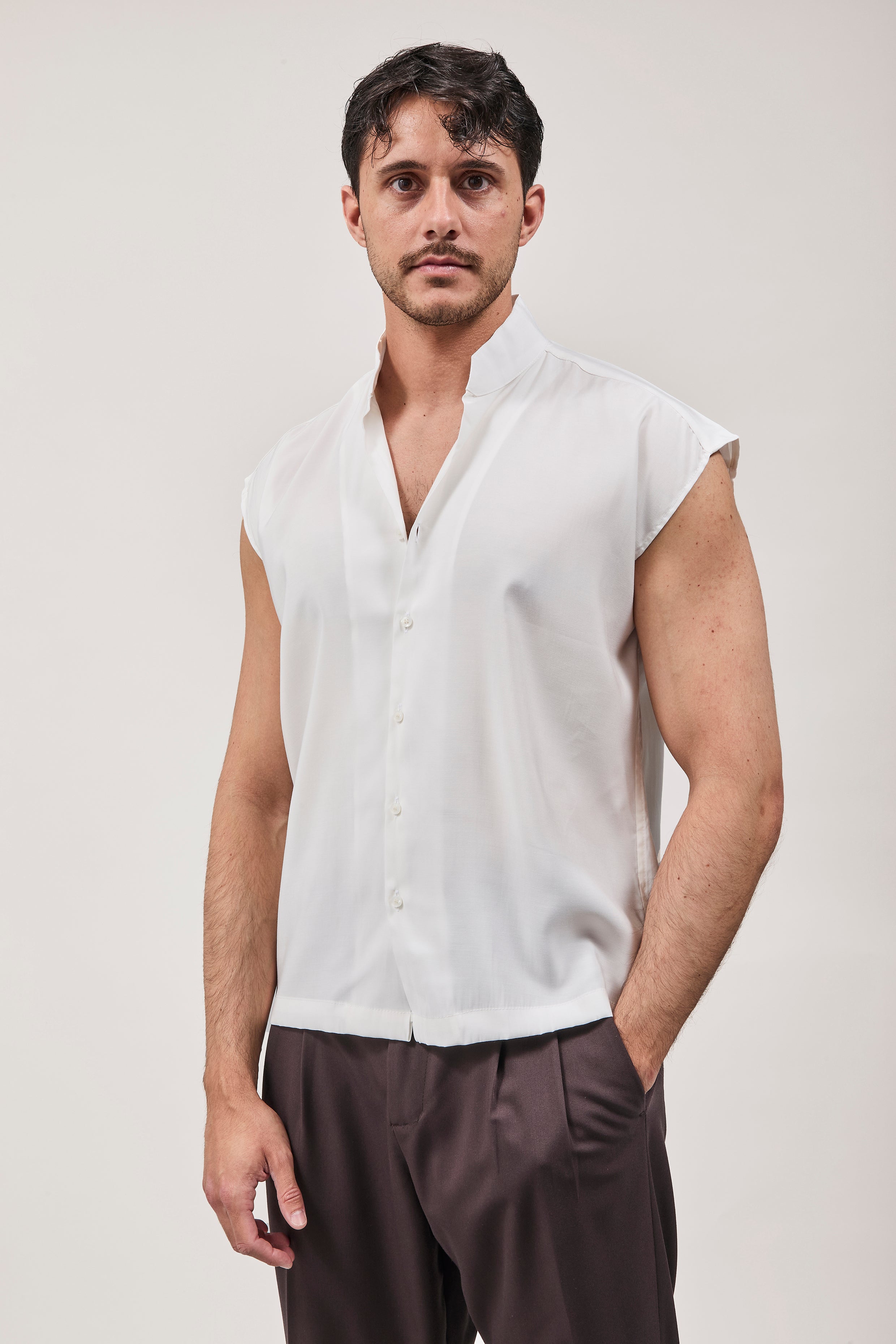 Camicia Over-d Bianca C63