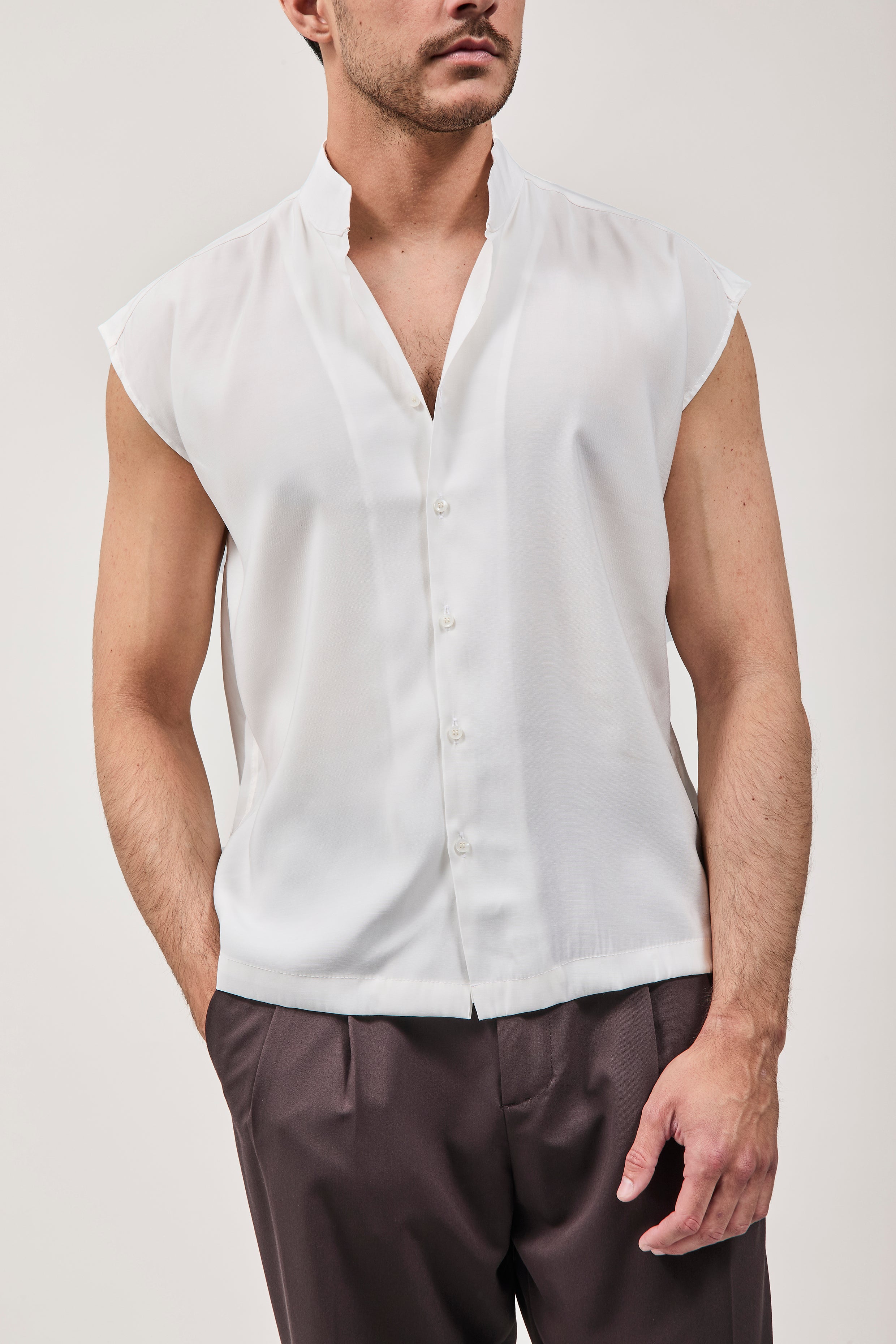 Camicia Over-d Bianca C63