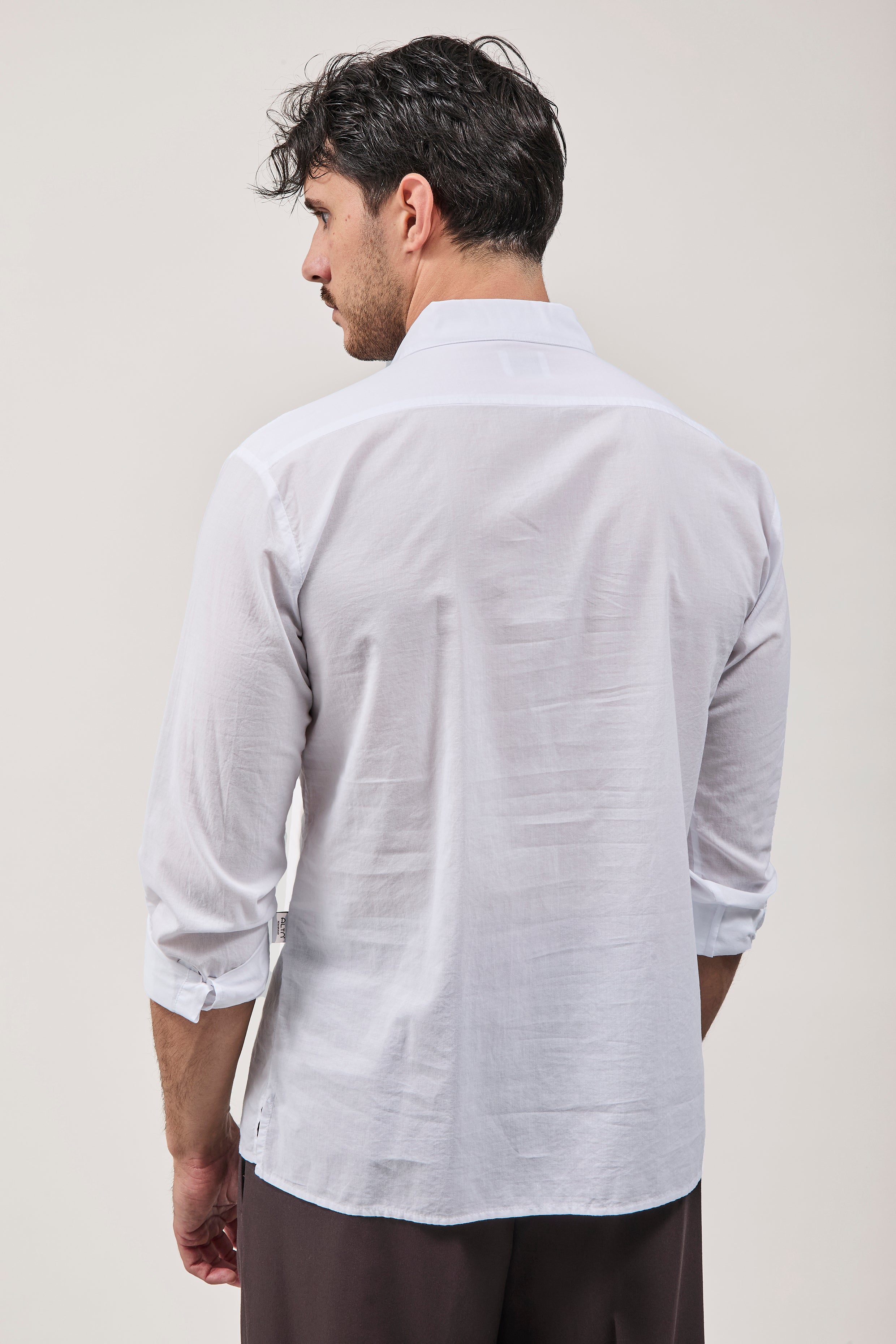 Camicia Alta Tensione Faro Bianca