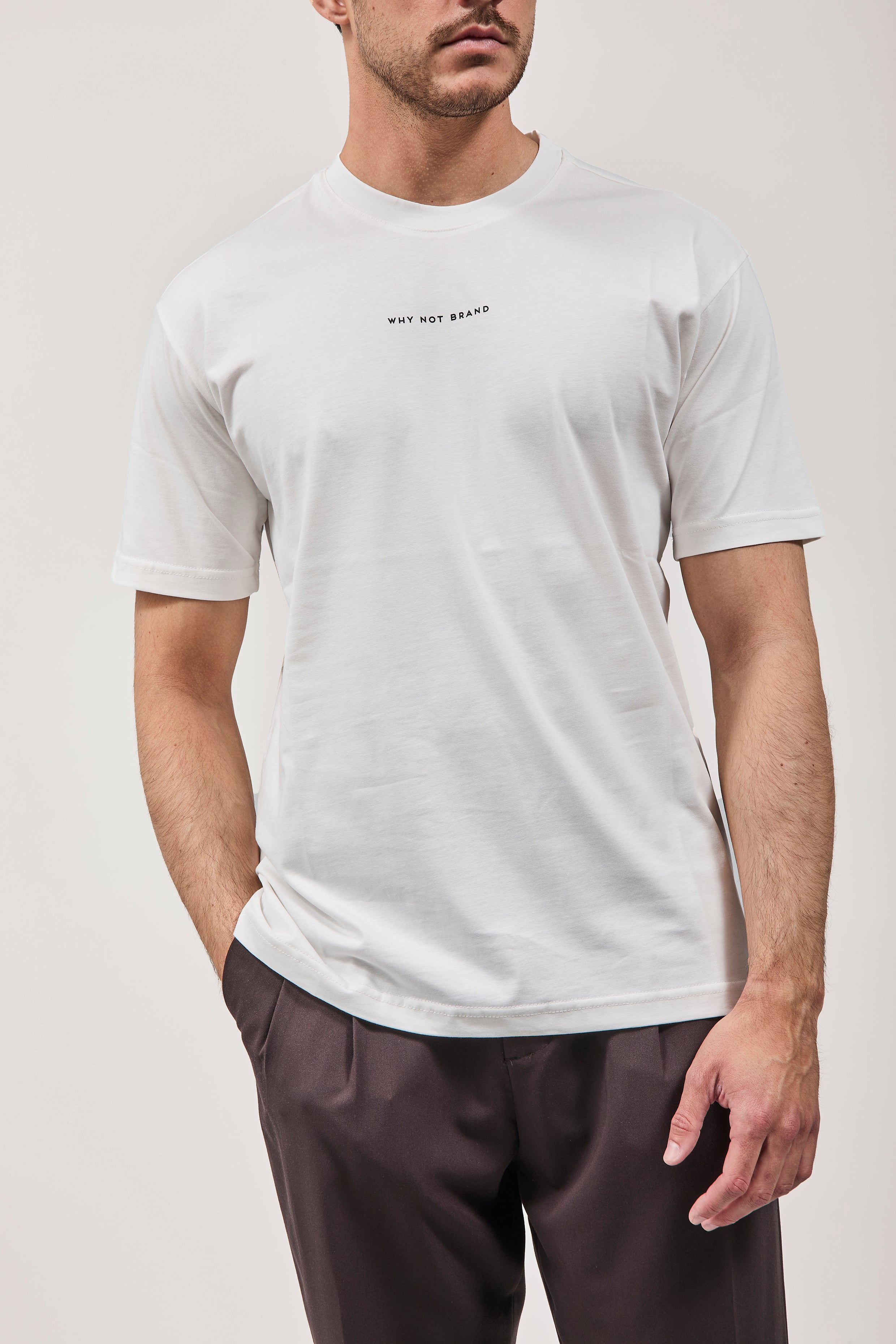 T-shirt Why Not Brand Small logo Panna