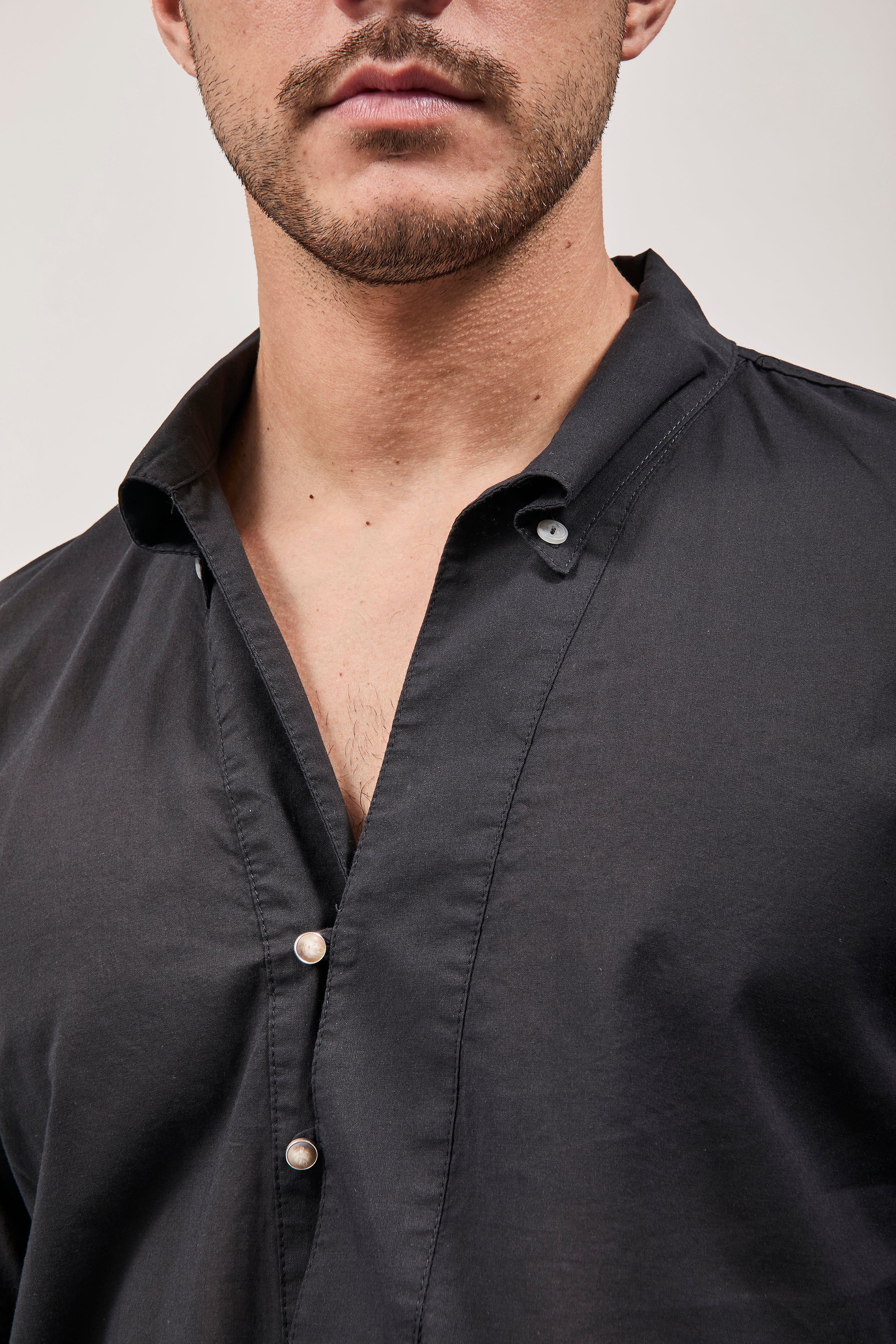 Camicia Alta Tensione Faro Nera