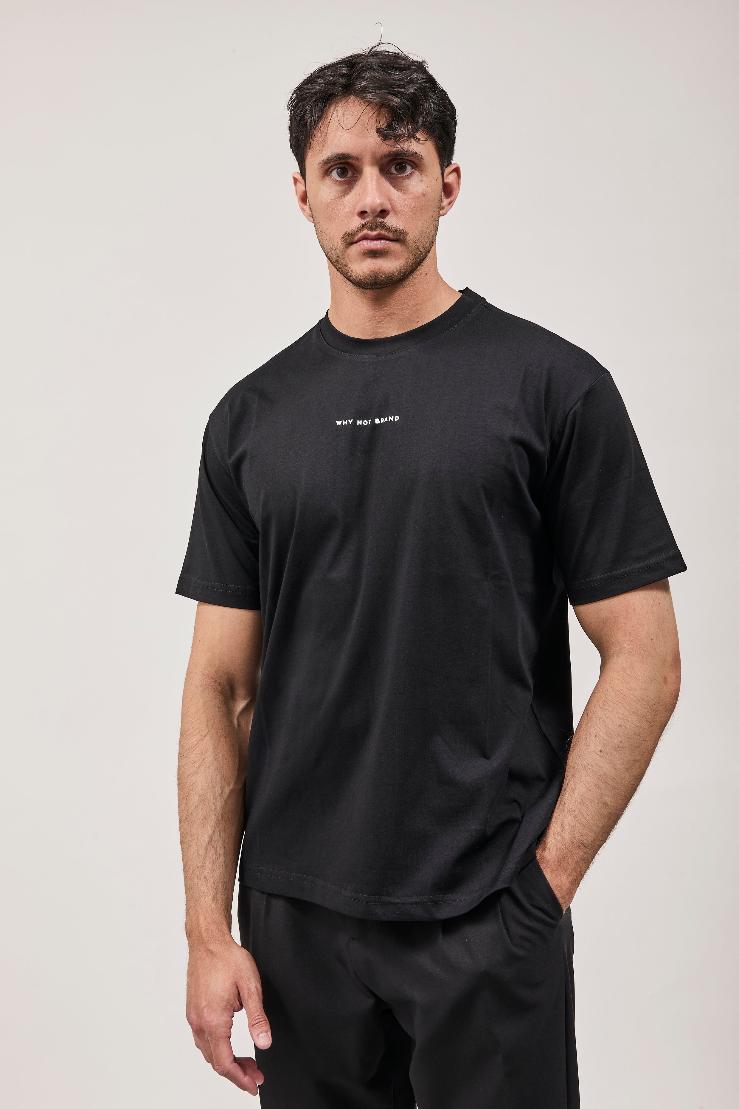 T-shirt Why Not Brand Small logo Nera