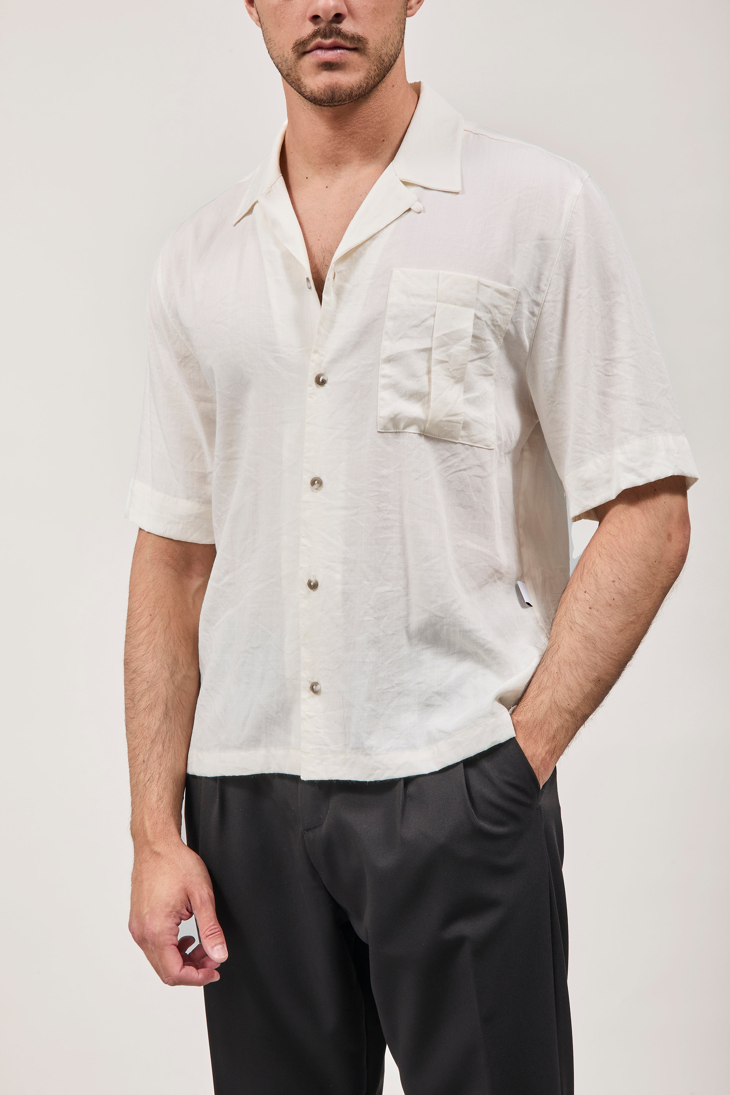 Camicia Alta Tensione Vela Panna