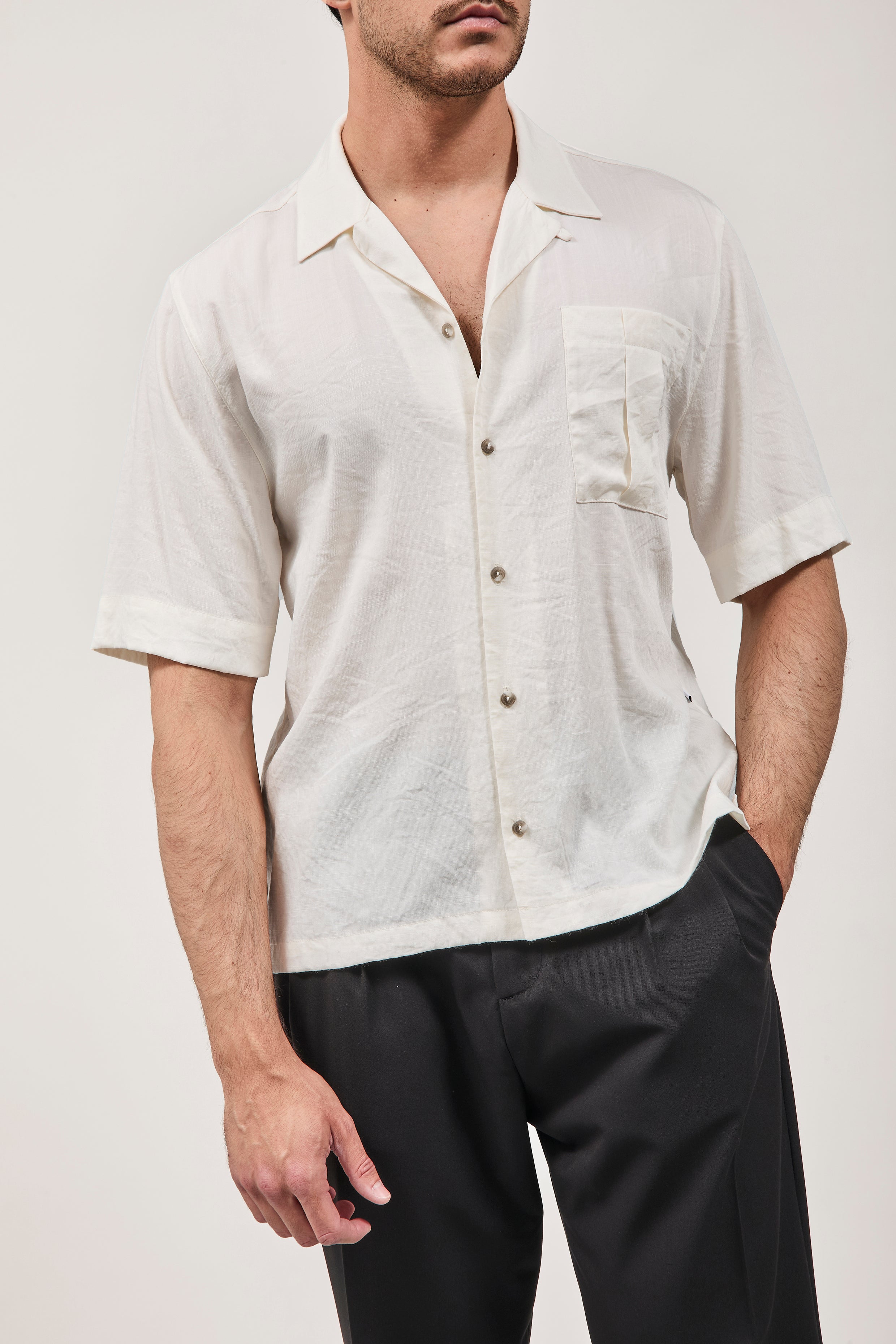 Camicia Alta Tensione Vela Panna