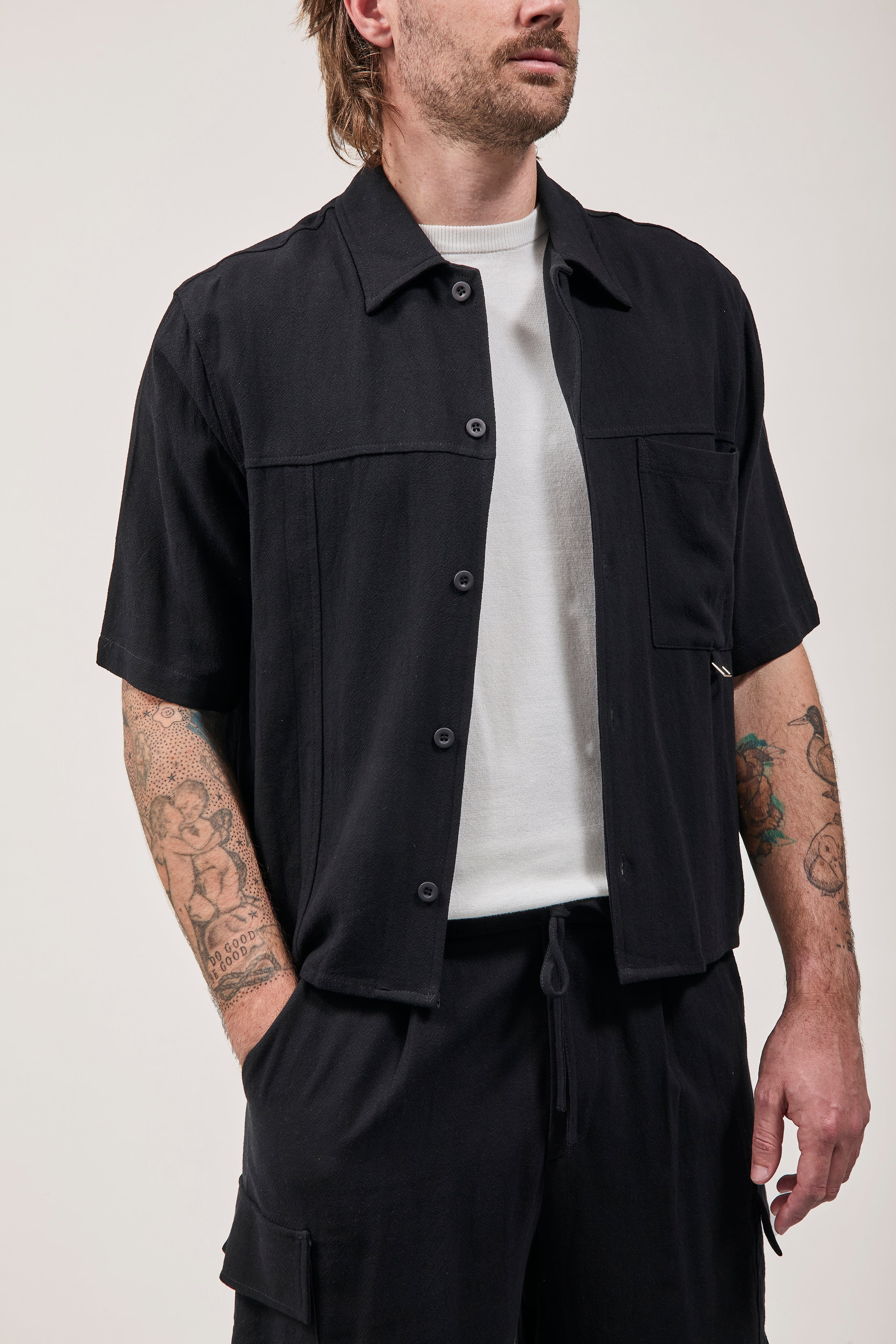 Camicia Imperial Nera Camilla