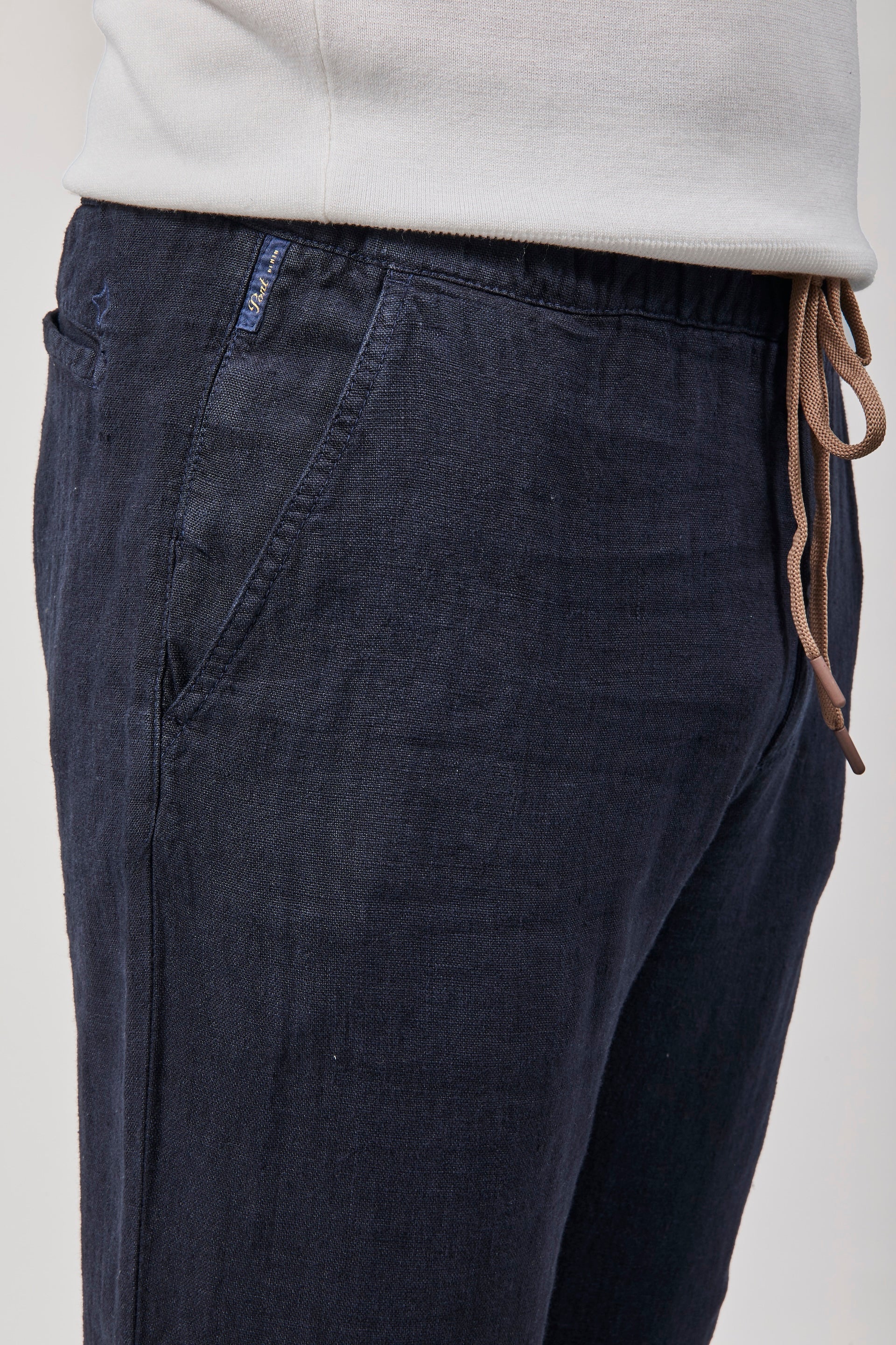 Pantalaccio Pont Chippewa Lino Blu