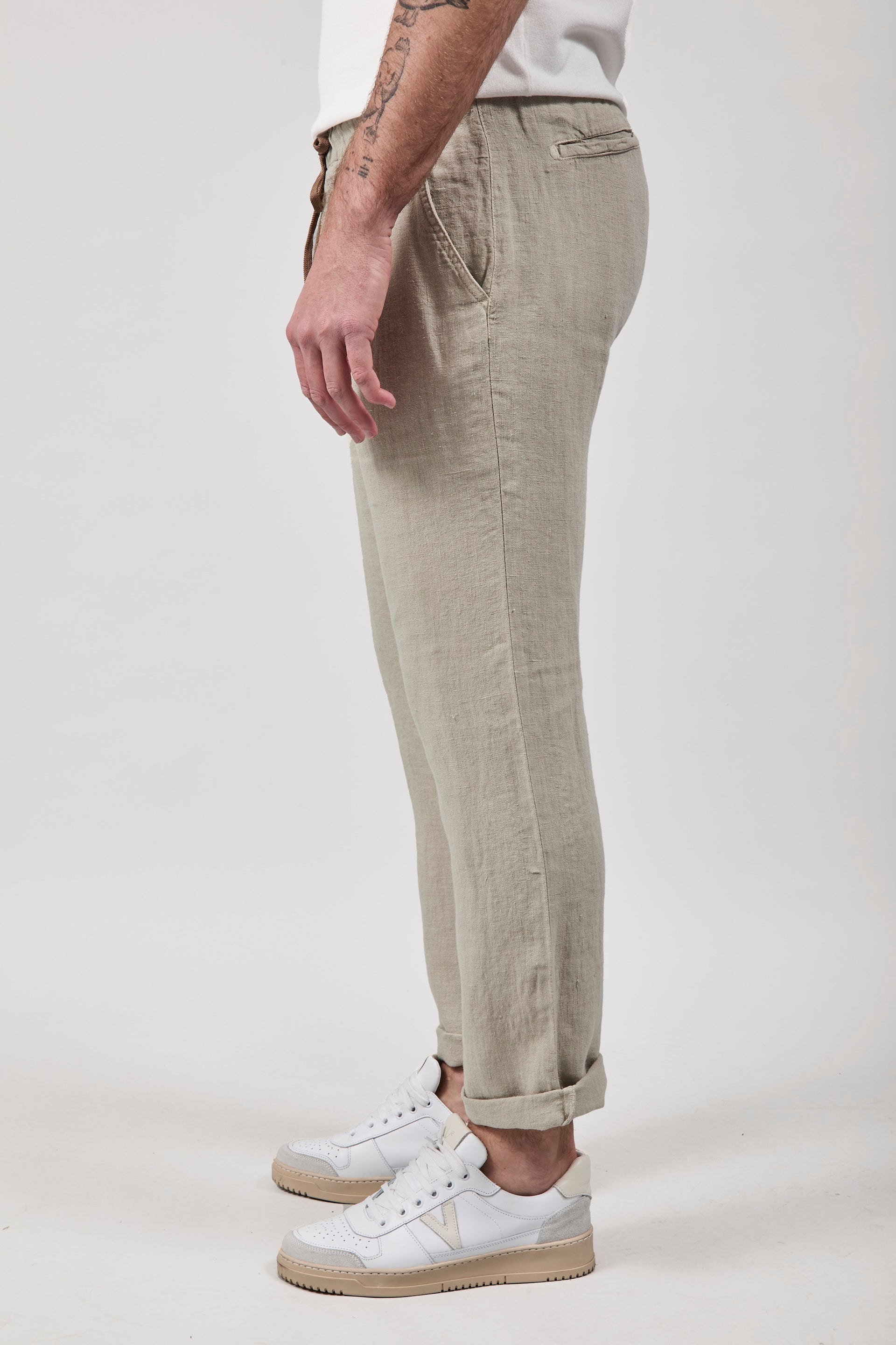 Pantalaccio Pont Chippewa Lino Sabbia