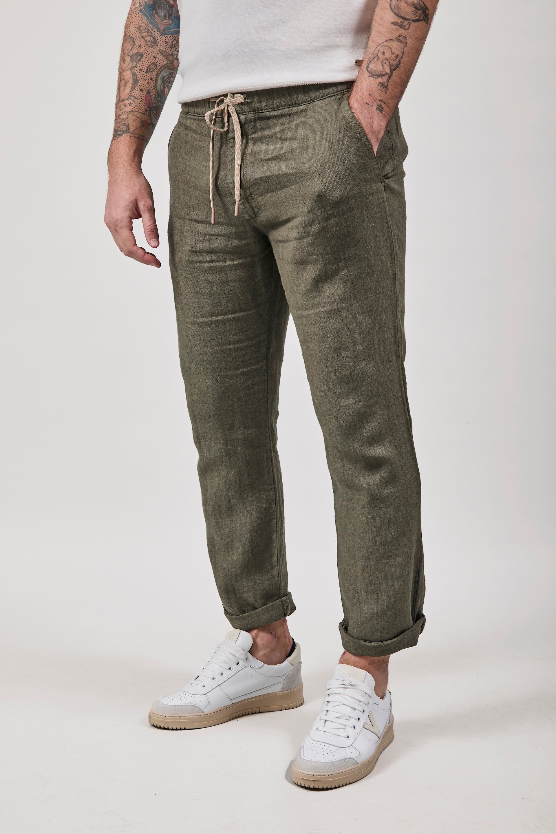 Pantalaccio Pont Chippewa Lino Militare