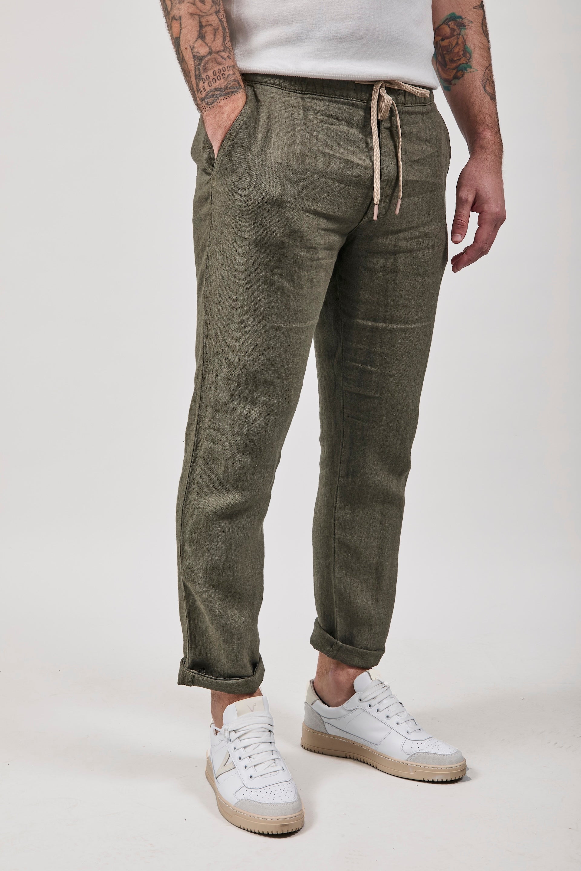 Pantalaccio Pont Chippewa Lino Militare