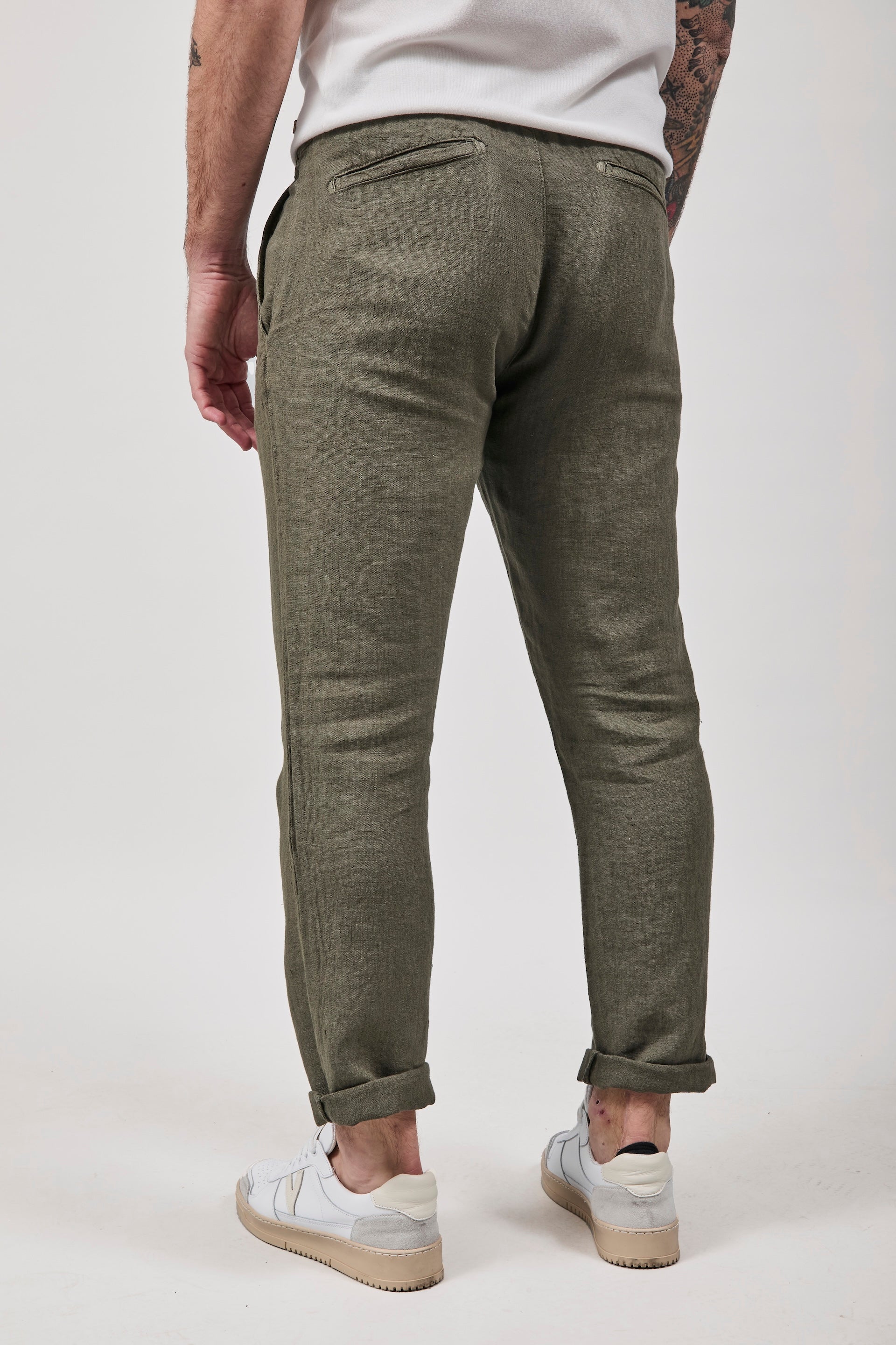 Pantalaccio Pont Chippewa Lino Militare