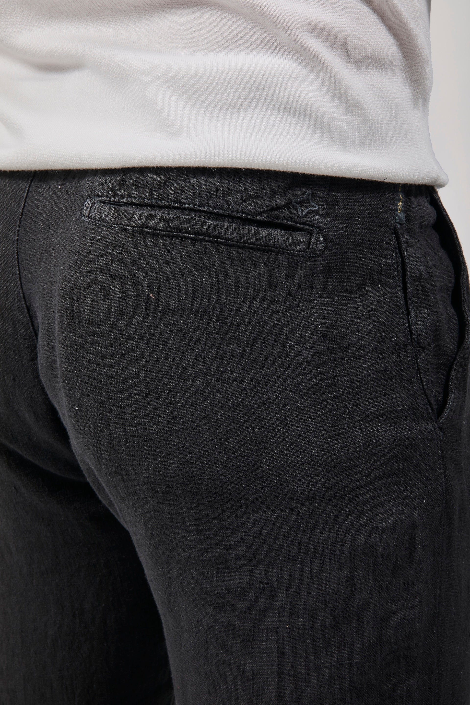 Pantalaccio Pont Chippewa Lino Nero