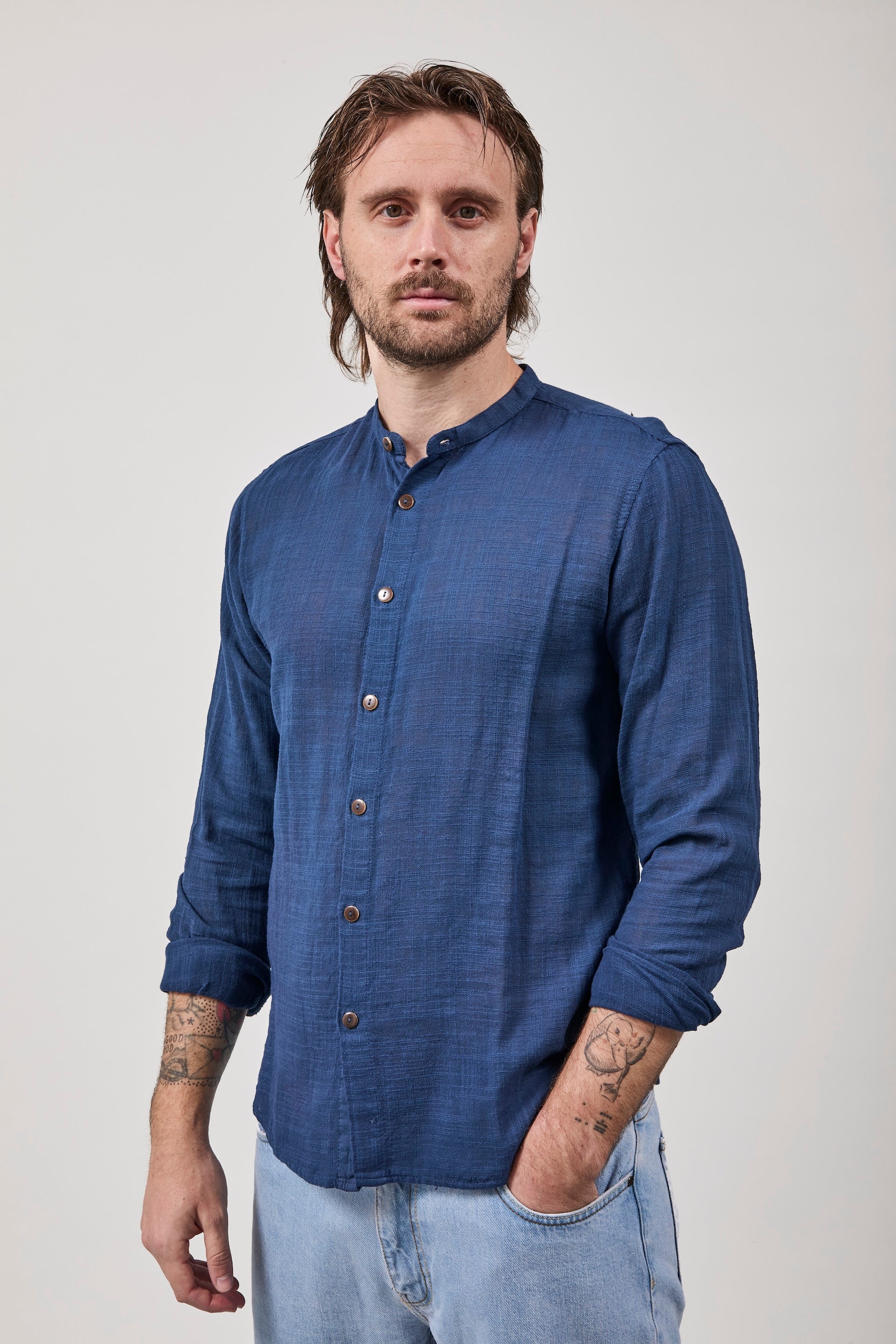 Camicia Imperial Blu 3417