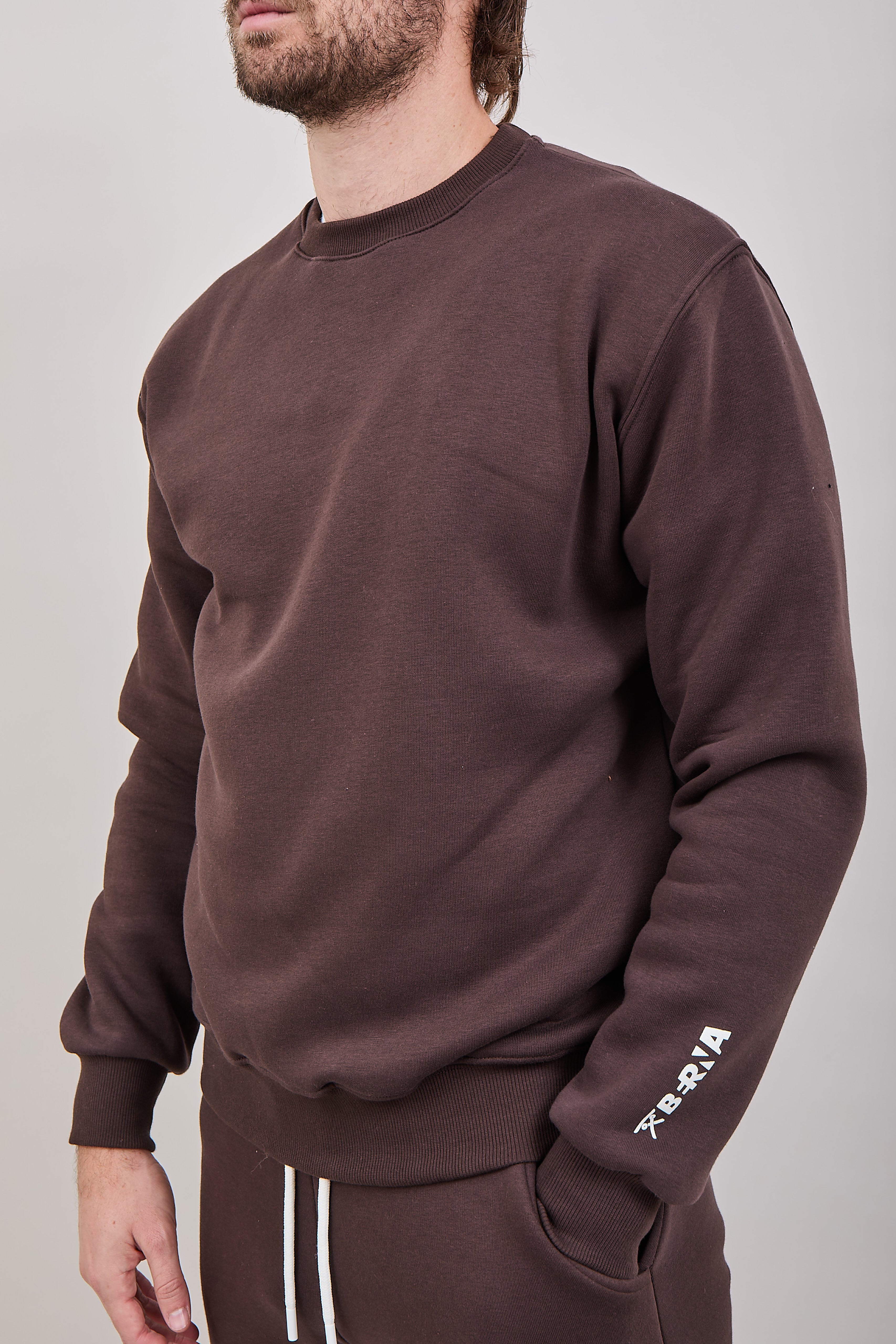 Felpa Berna Girocollo Moro 021