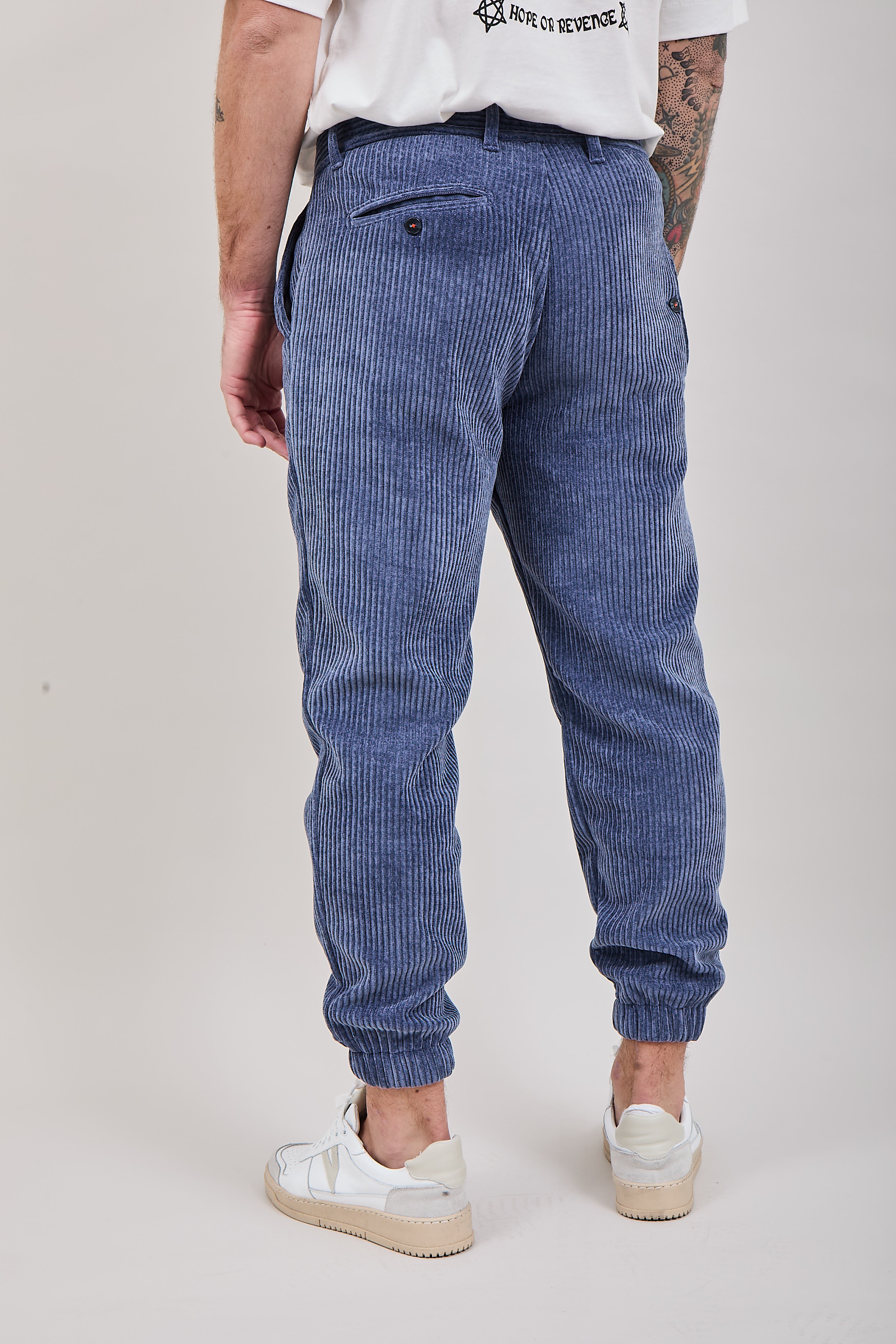 Pantalone velluto Berna polsino 117 Jeans