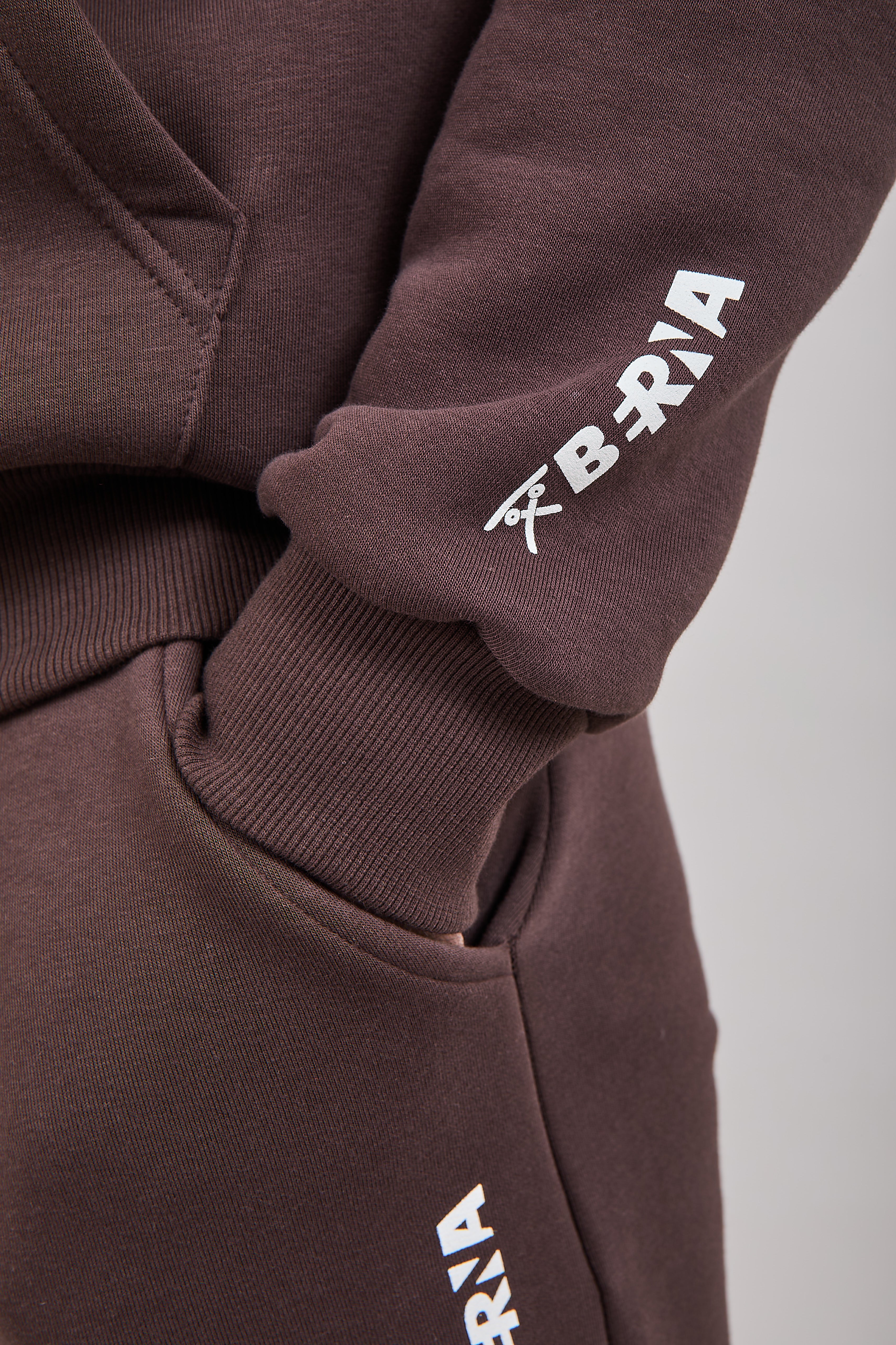 Felpa Berna Cappuccio Moro 252