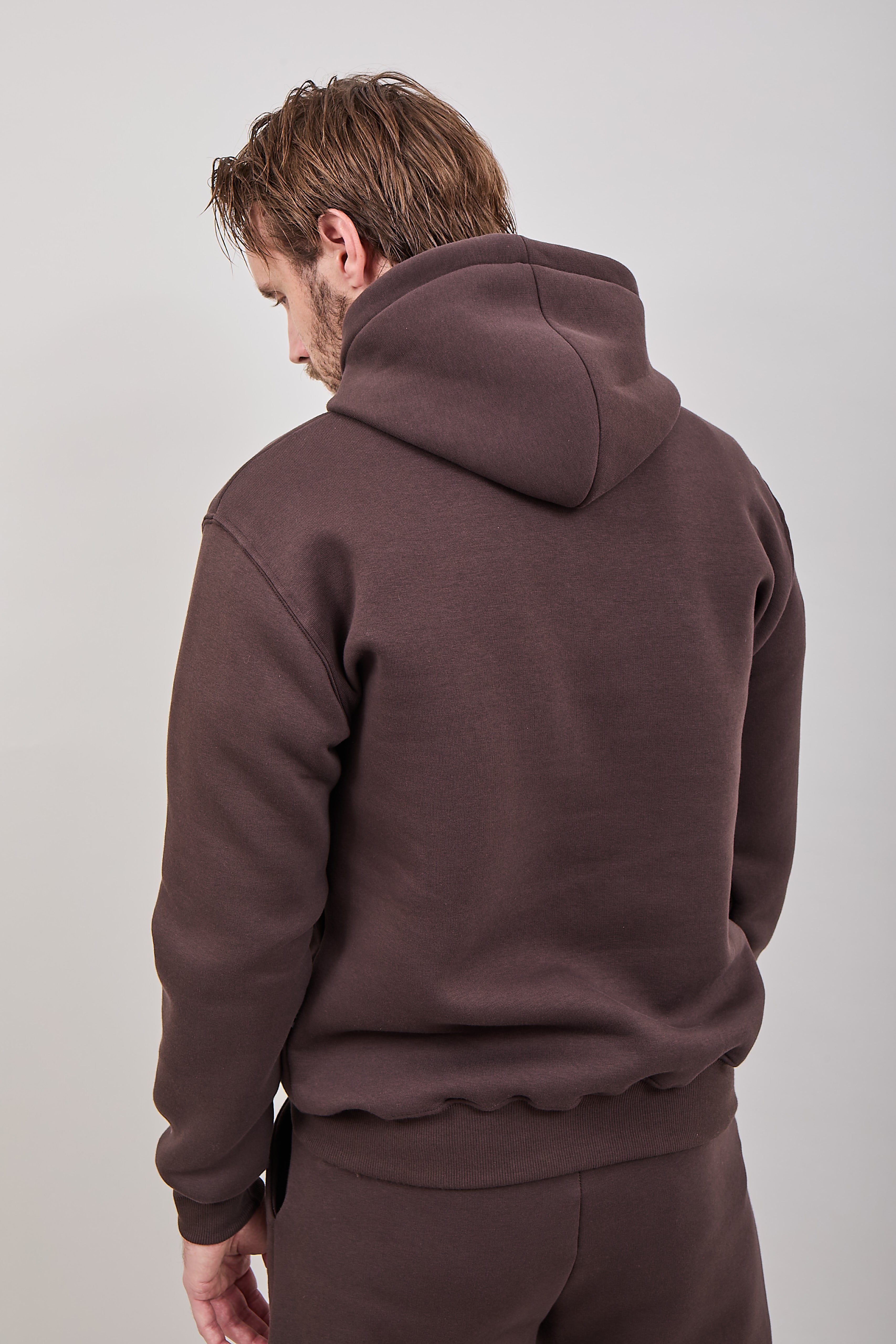 Felpa Berna Cappuccio Moro 252