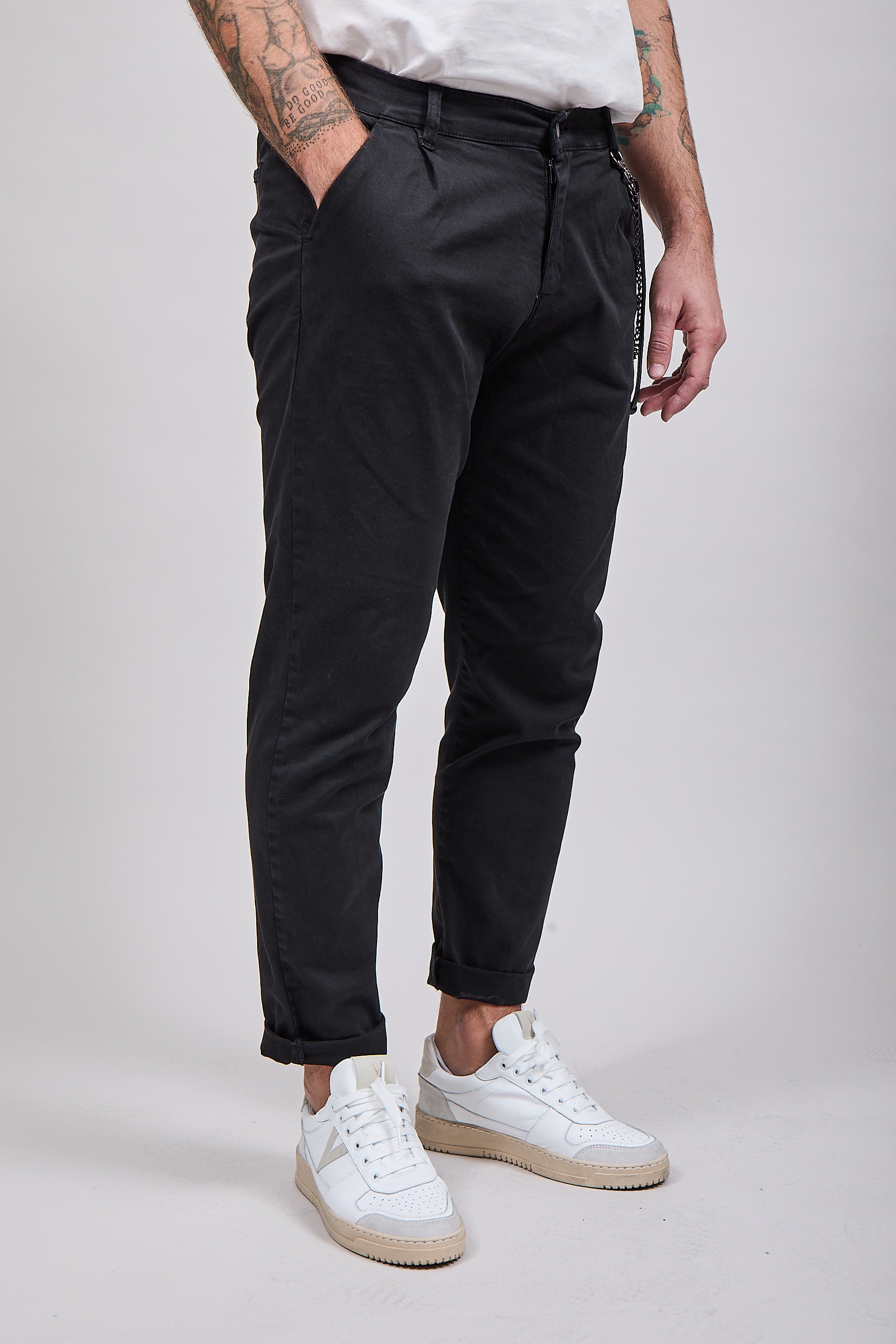 Pantalone Over-D P58 Nero