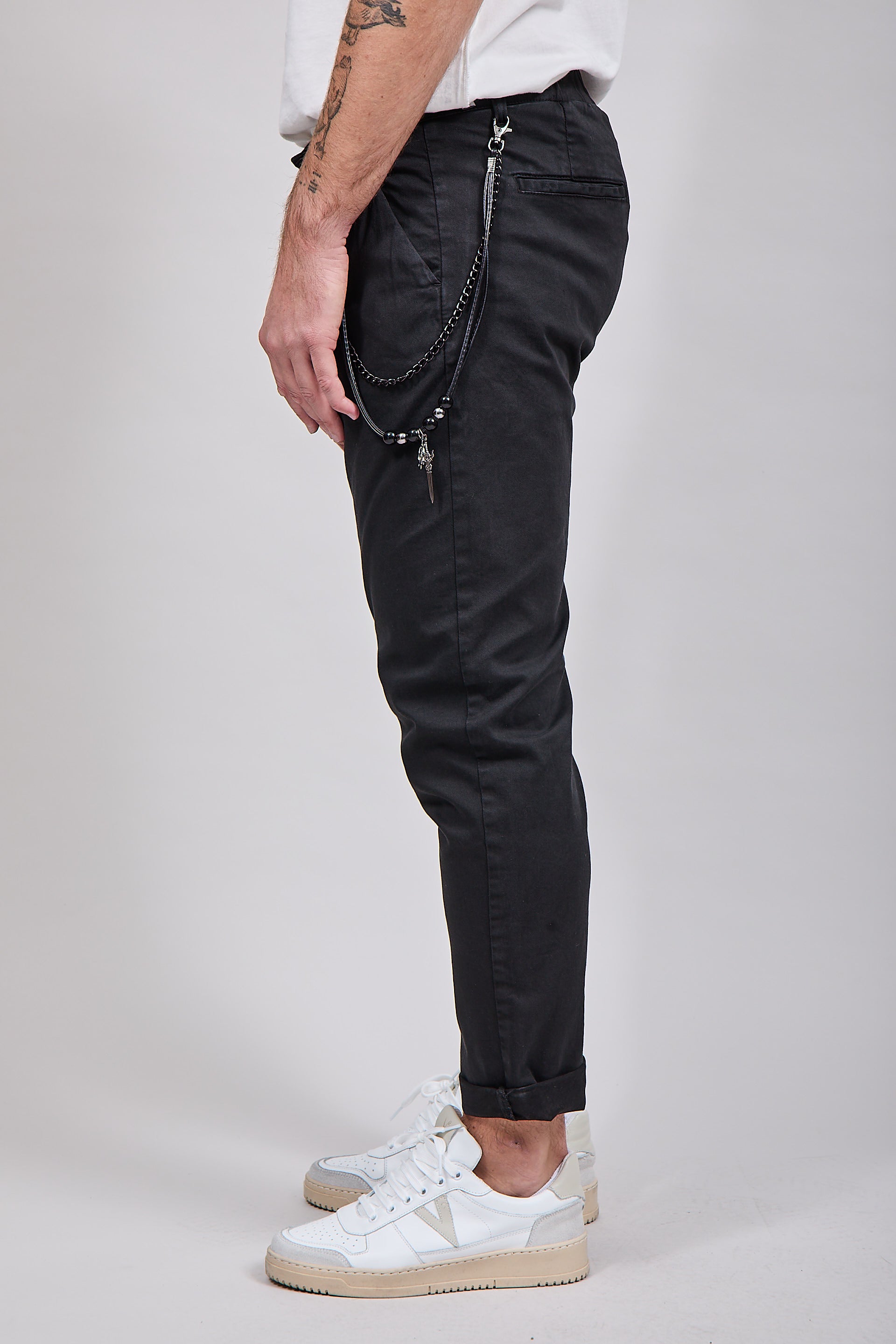 Pantalone Over-D P58 Nero