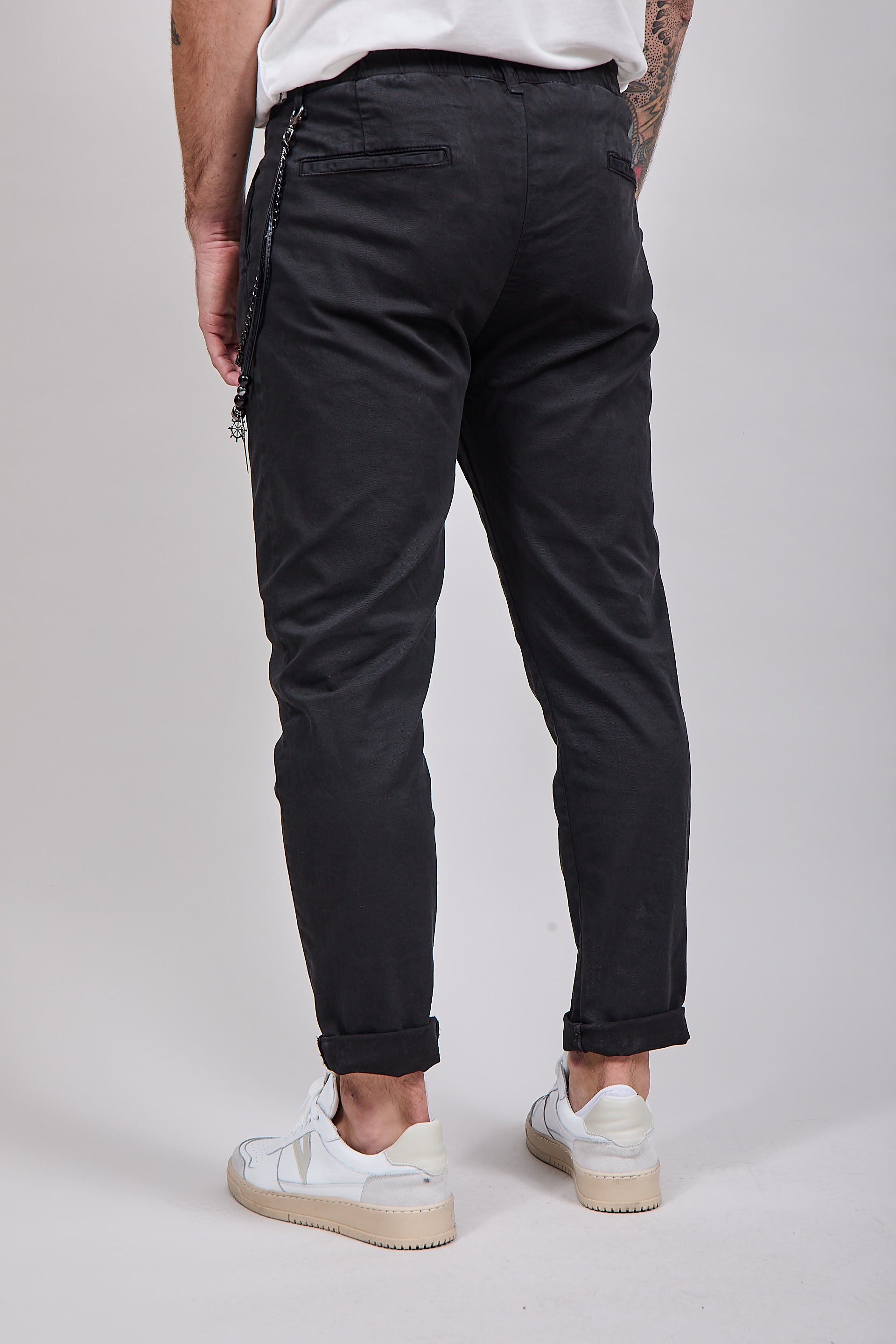 Pantalone Over-D P58 Nero