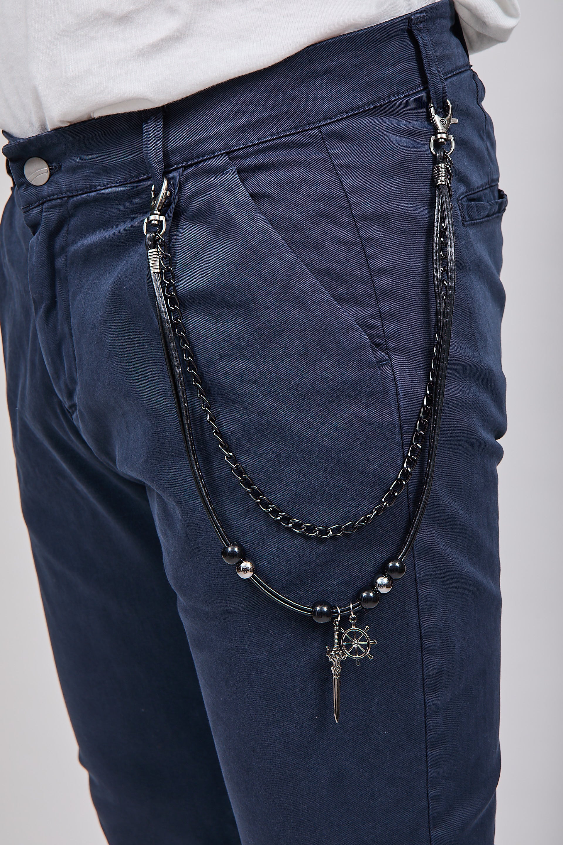 Pantalone Over-D P58 Blu