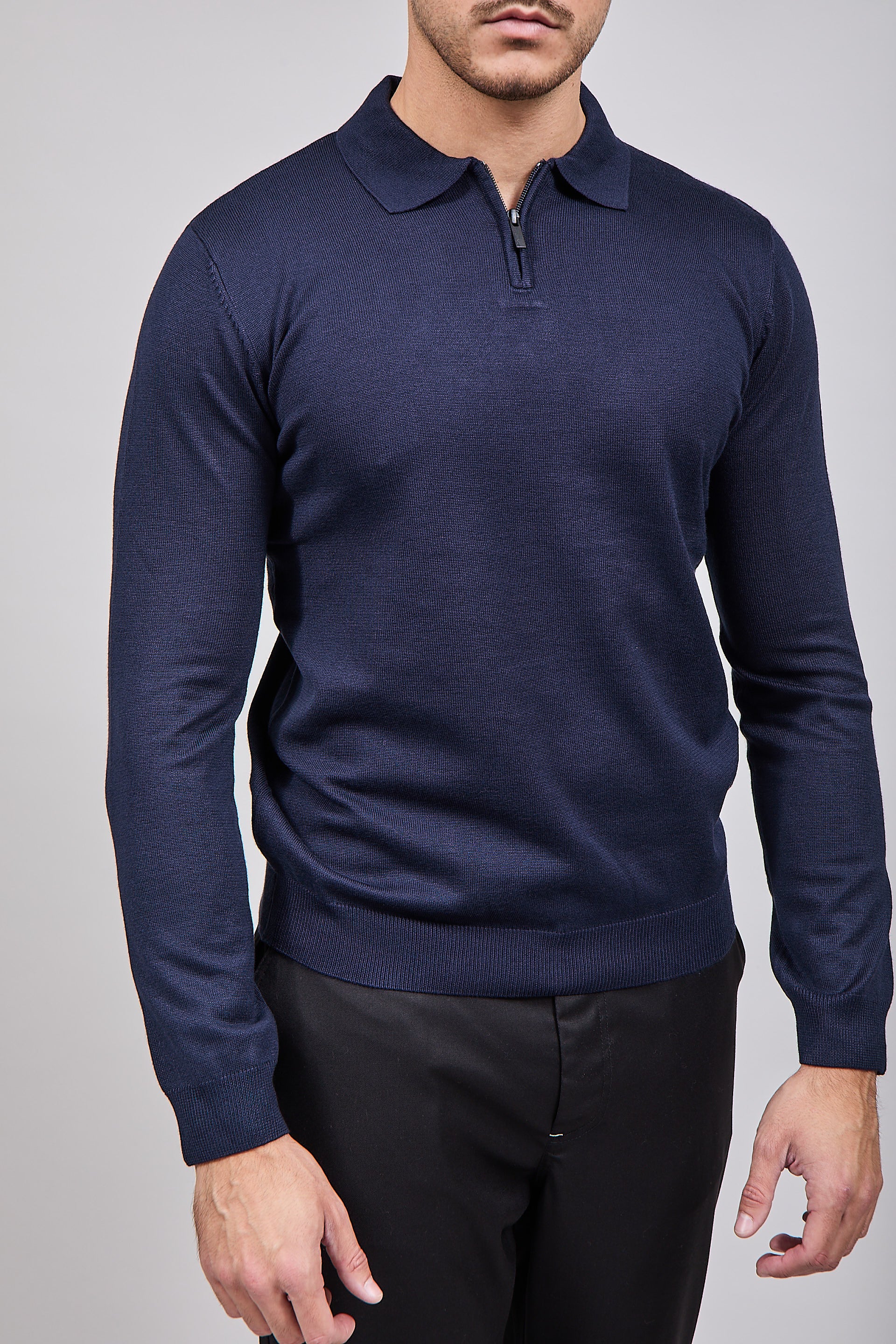 Polo Hamaki-Ho Zip Navy 3194