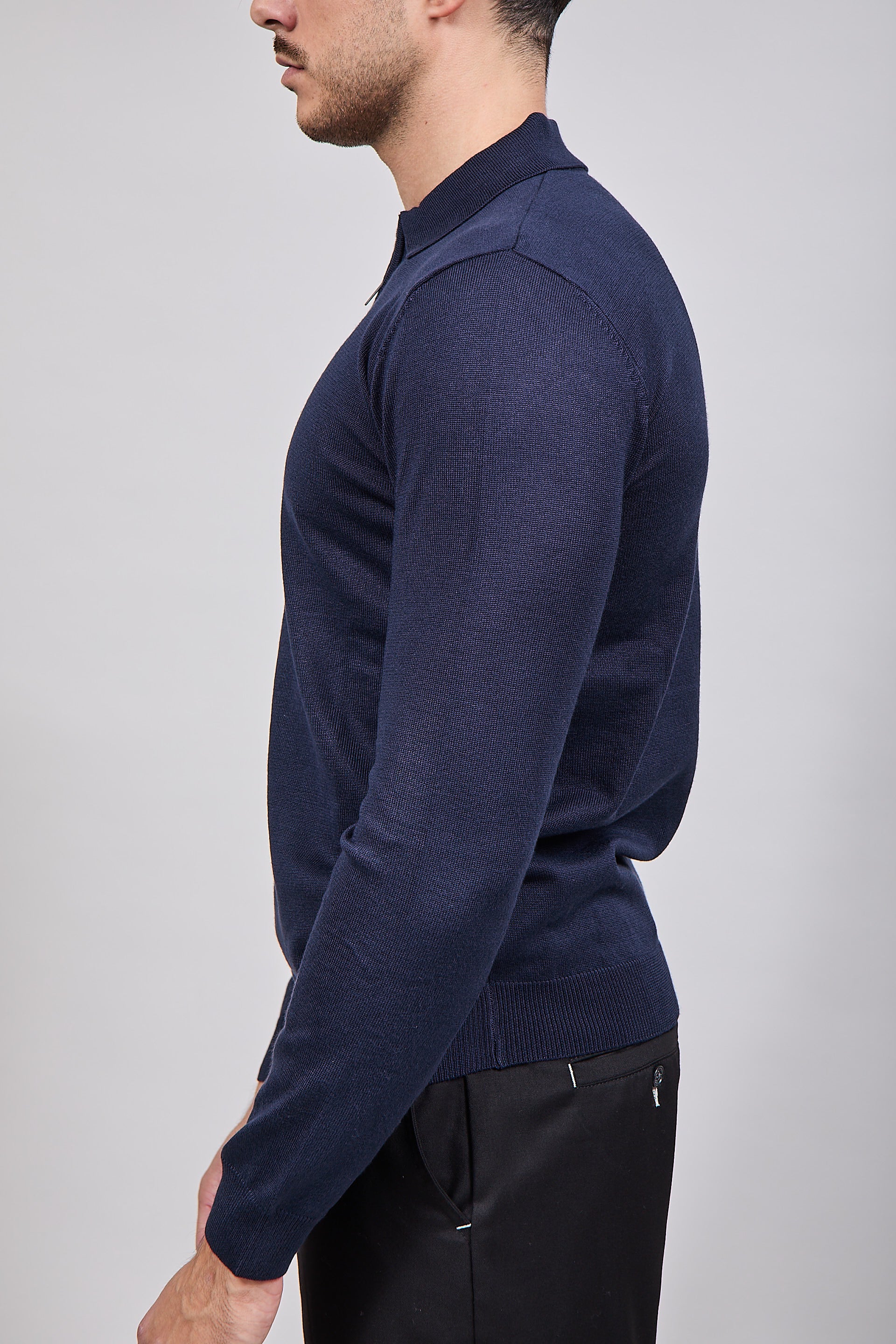 Polo Hamaki-Ho Zip Navy 3194