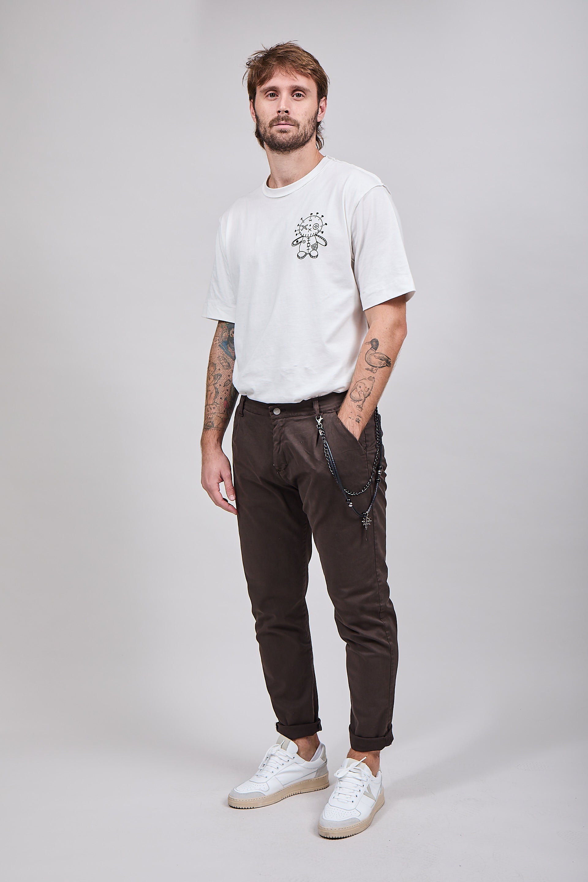 Pantalone Over-D P58 Moro