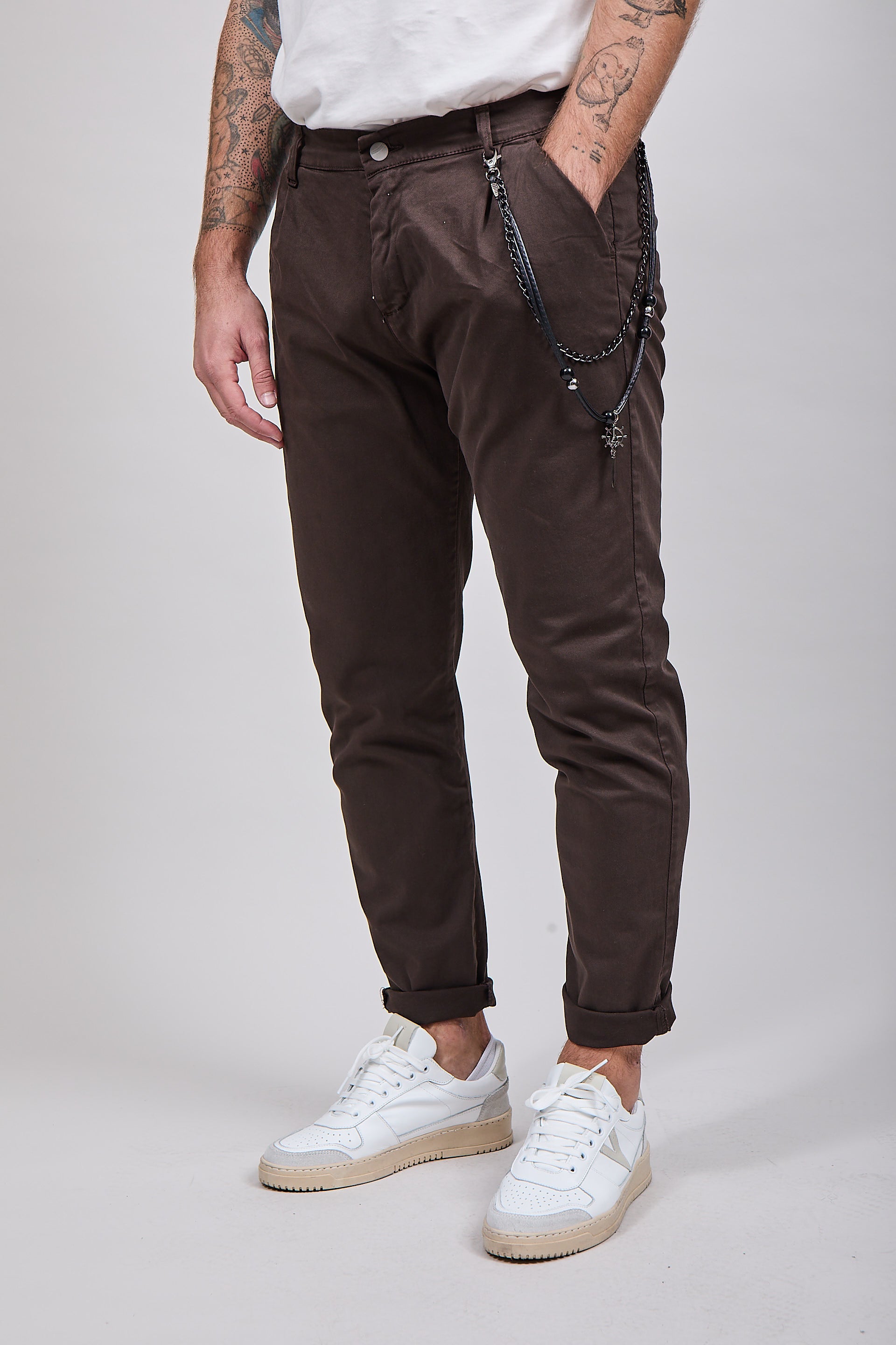 Pantalone Over-D P58 Moro