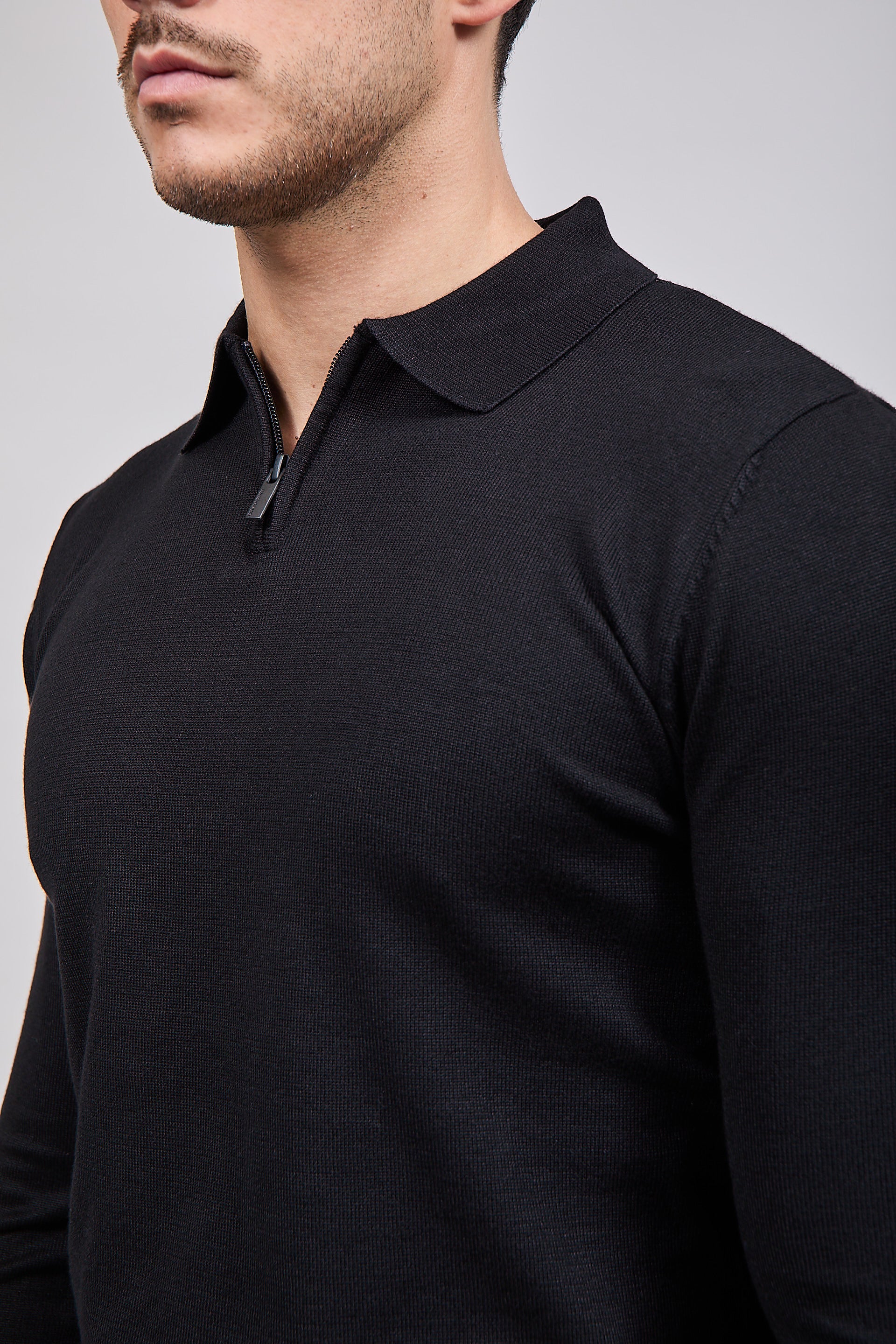 Polo Hamaki-Ho Zip Nero 3194