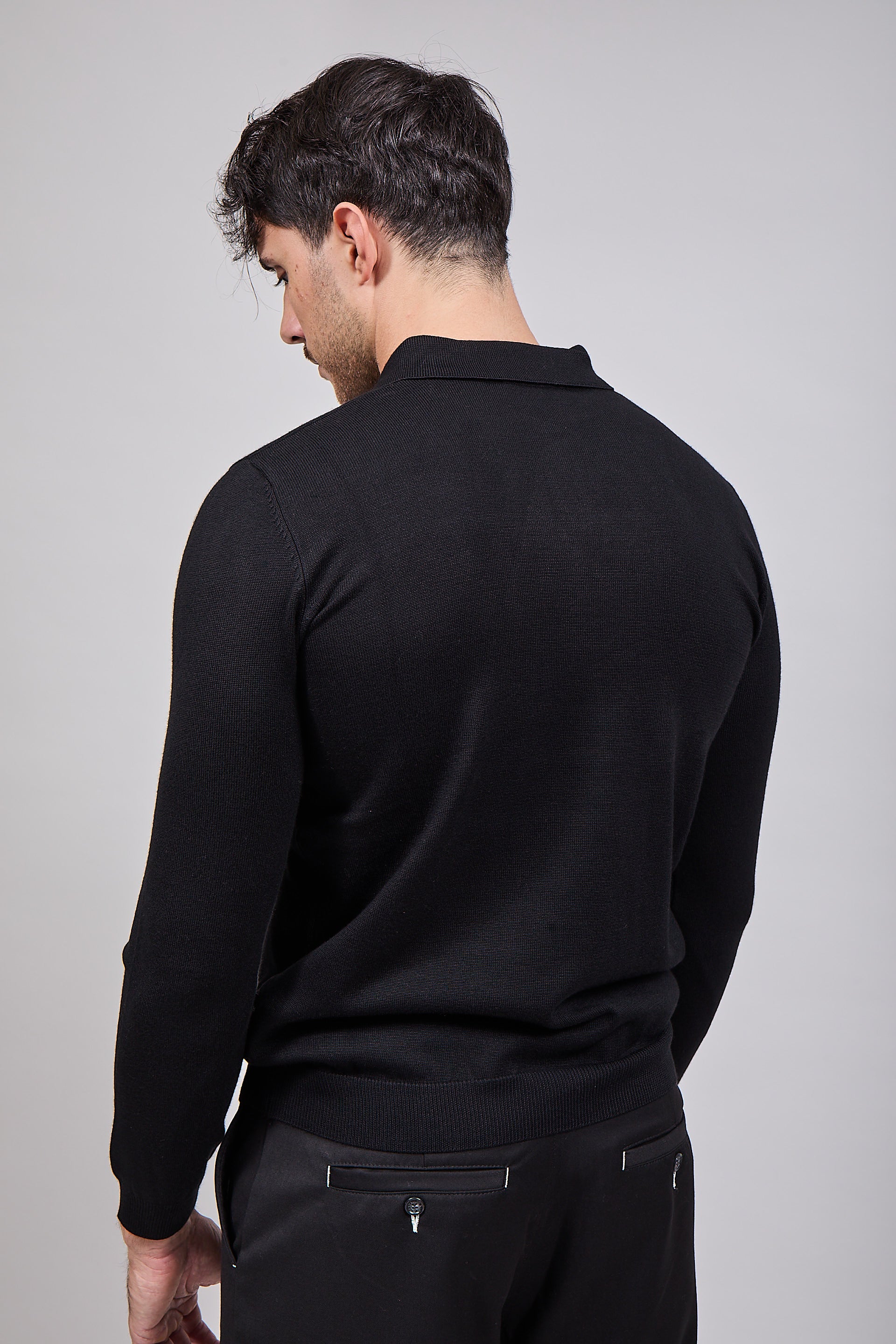 Polo Hamaki-Ho Zip Nero 3194