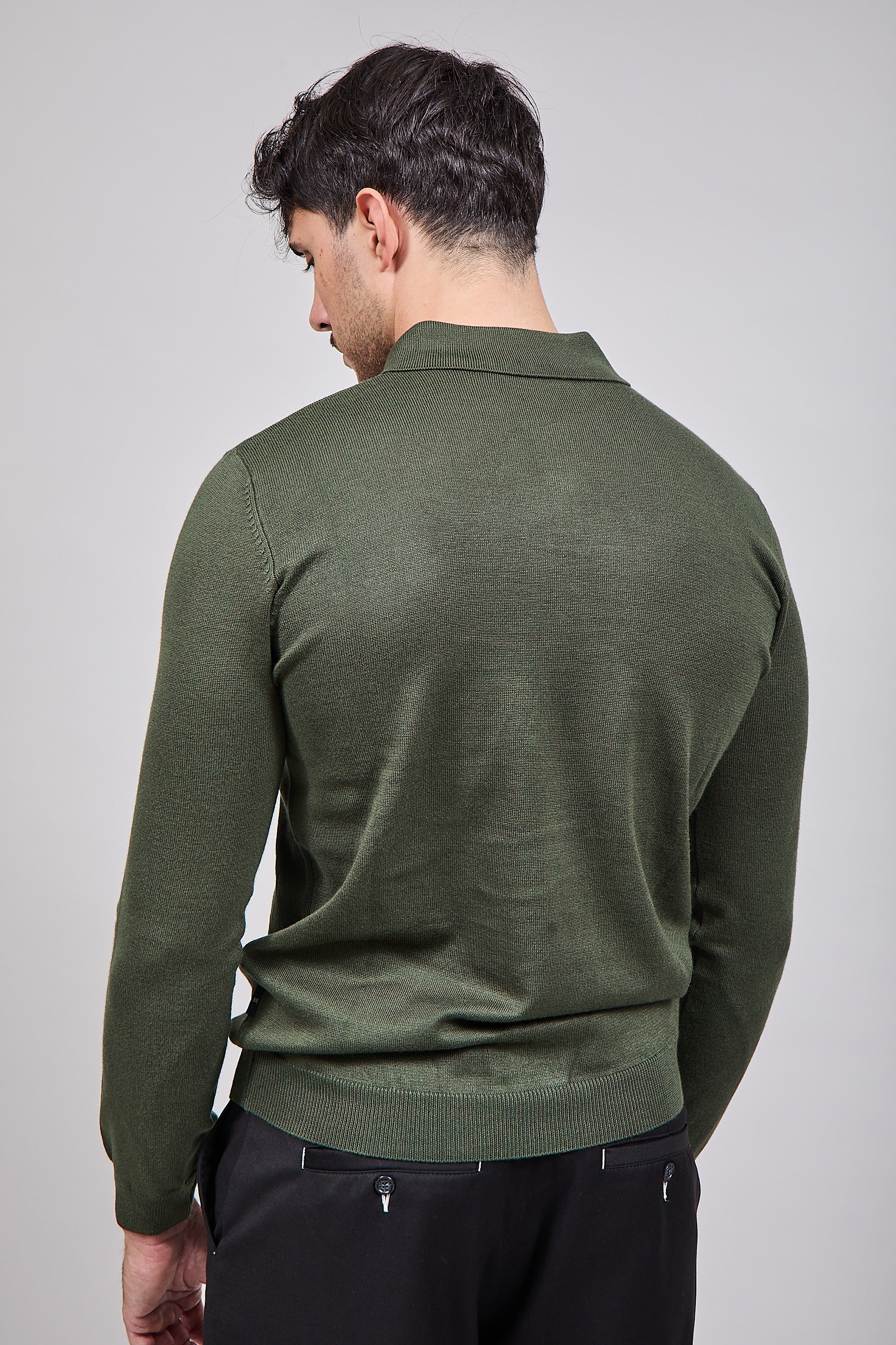 Polo Hamaki-Ho Zip Verde 3194