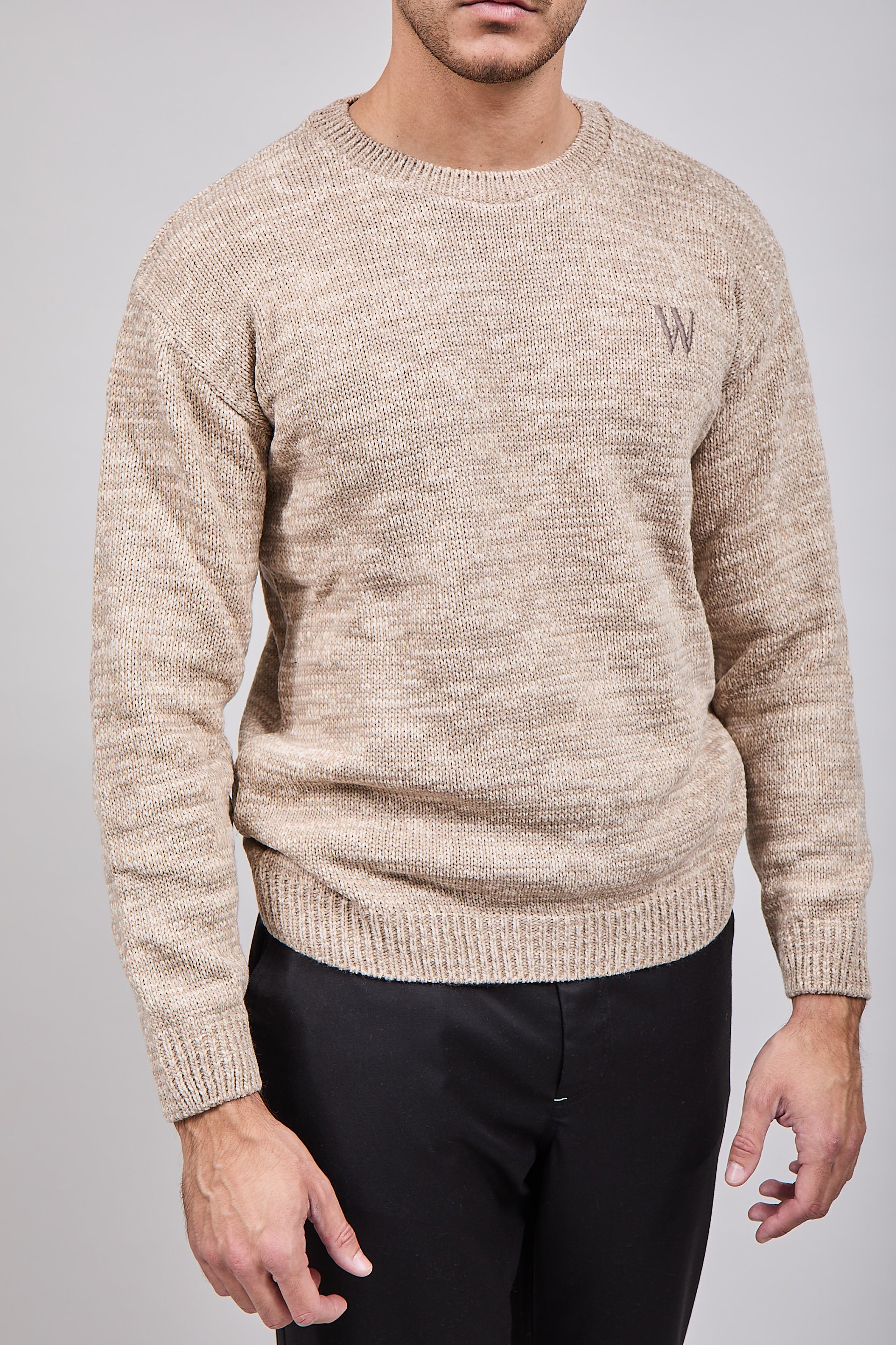 Maglione Why Not Brand Ciniglia Beige 47