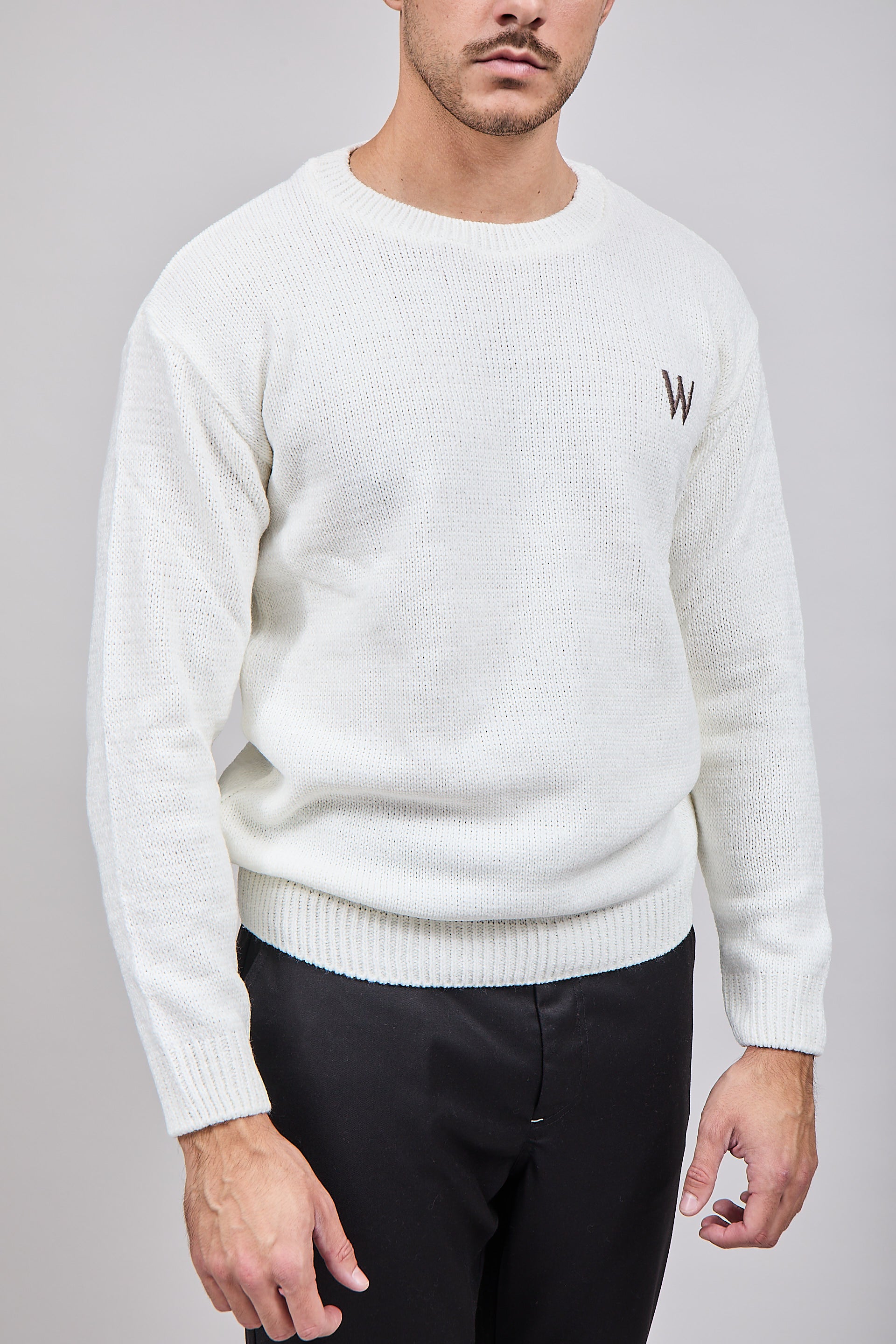 Maglione Why Not Brand Ciniglia Panna 47