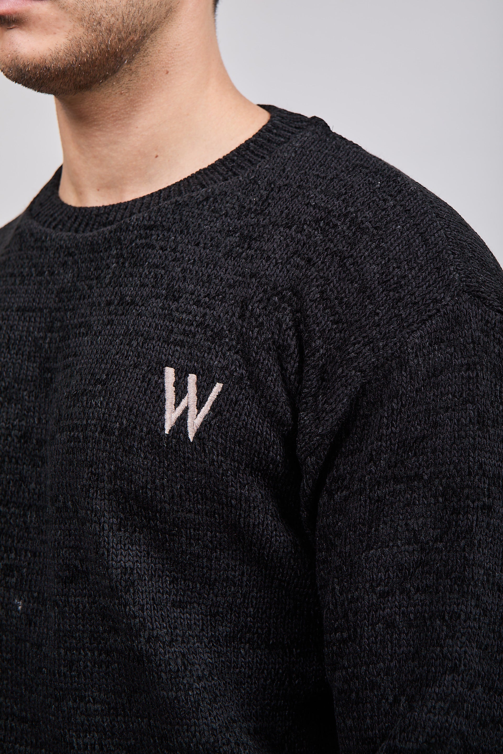 Maglione Why Not Brand Ciniglia Nero 47