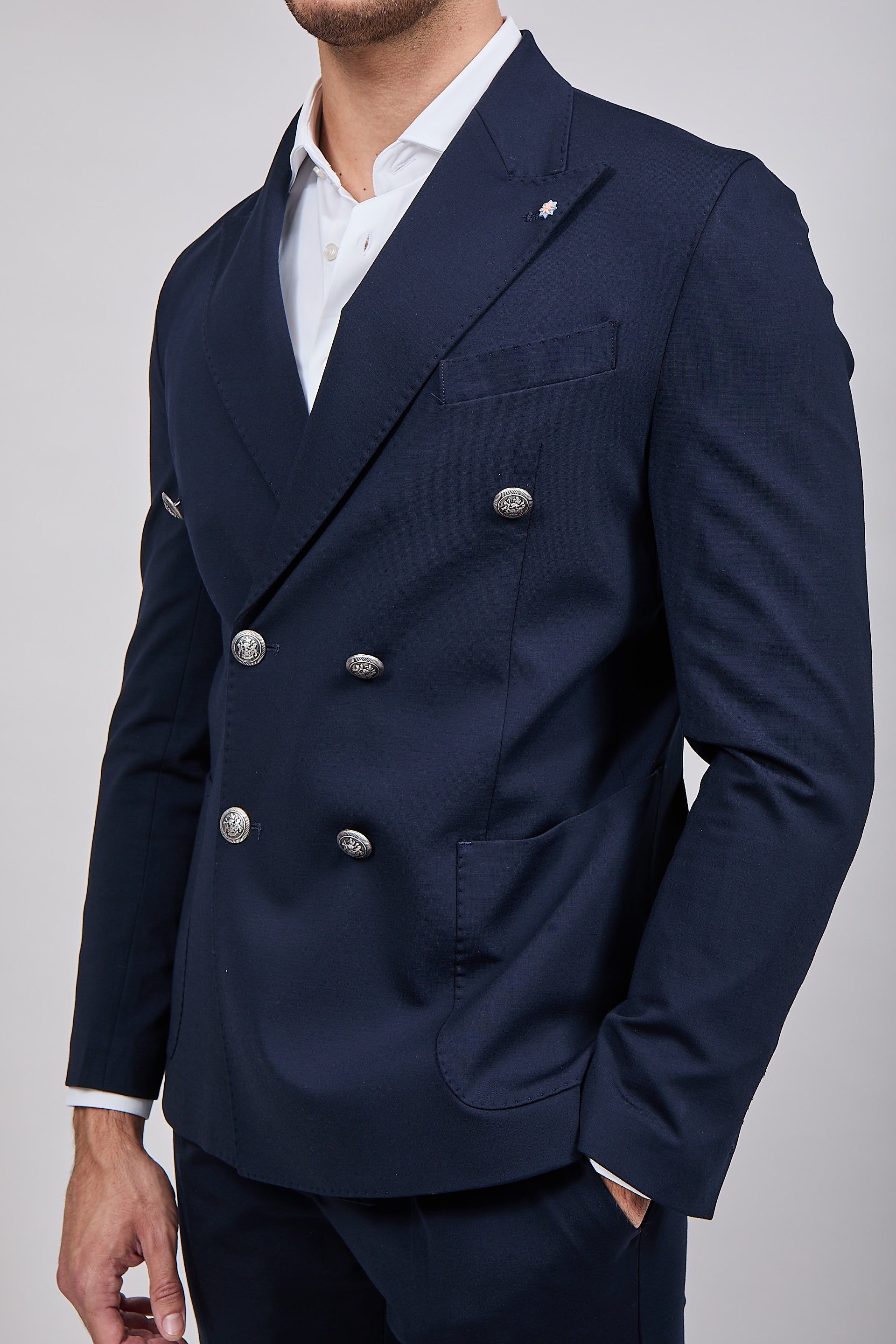 Completo Bharnaba Doppiopetto Kyoto Blu Notte