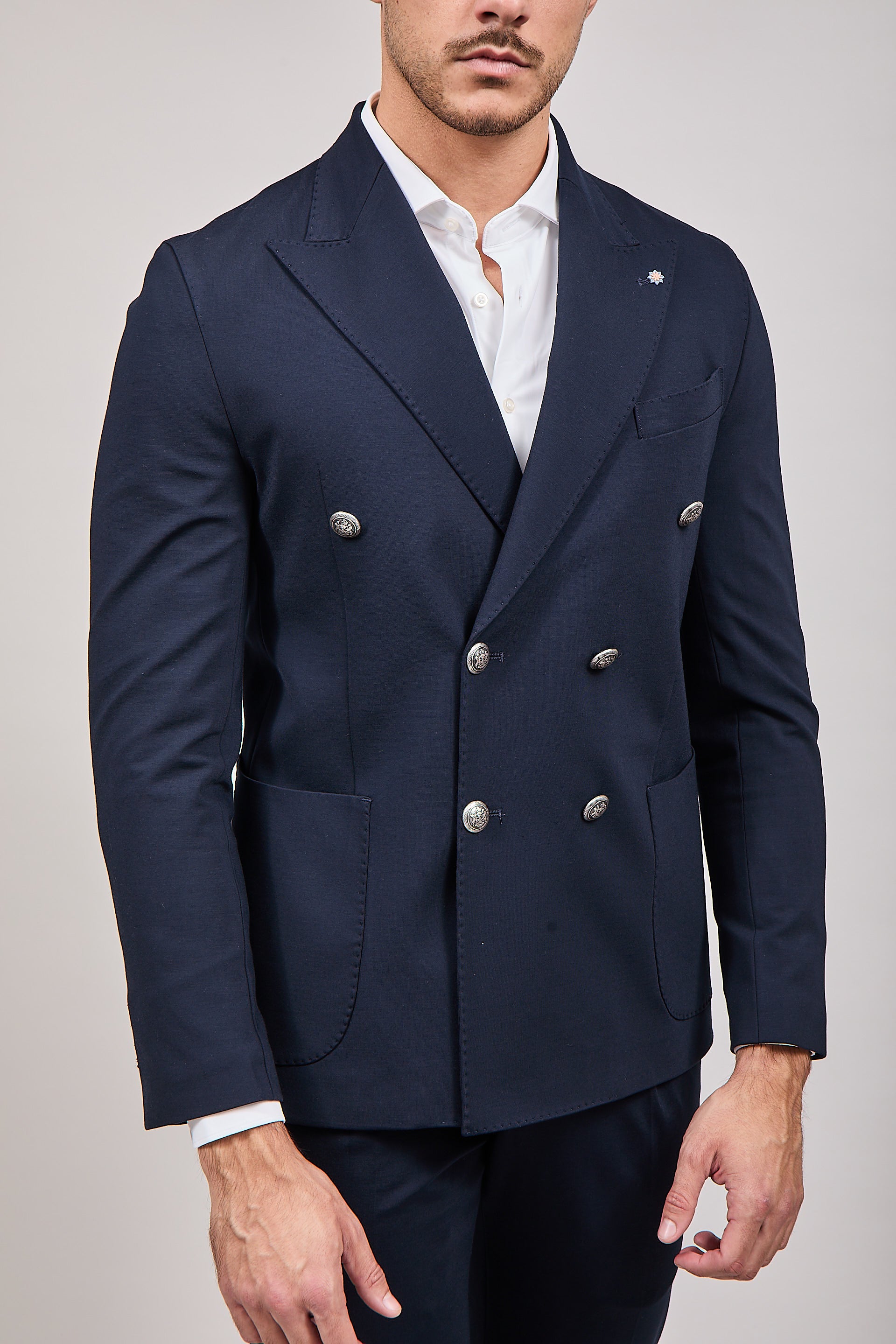 Completo Bharnaba Doppiopetto Kyoto Blu Notte