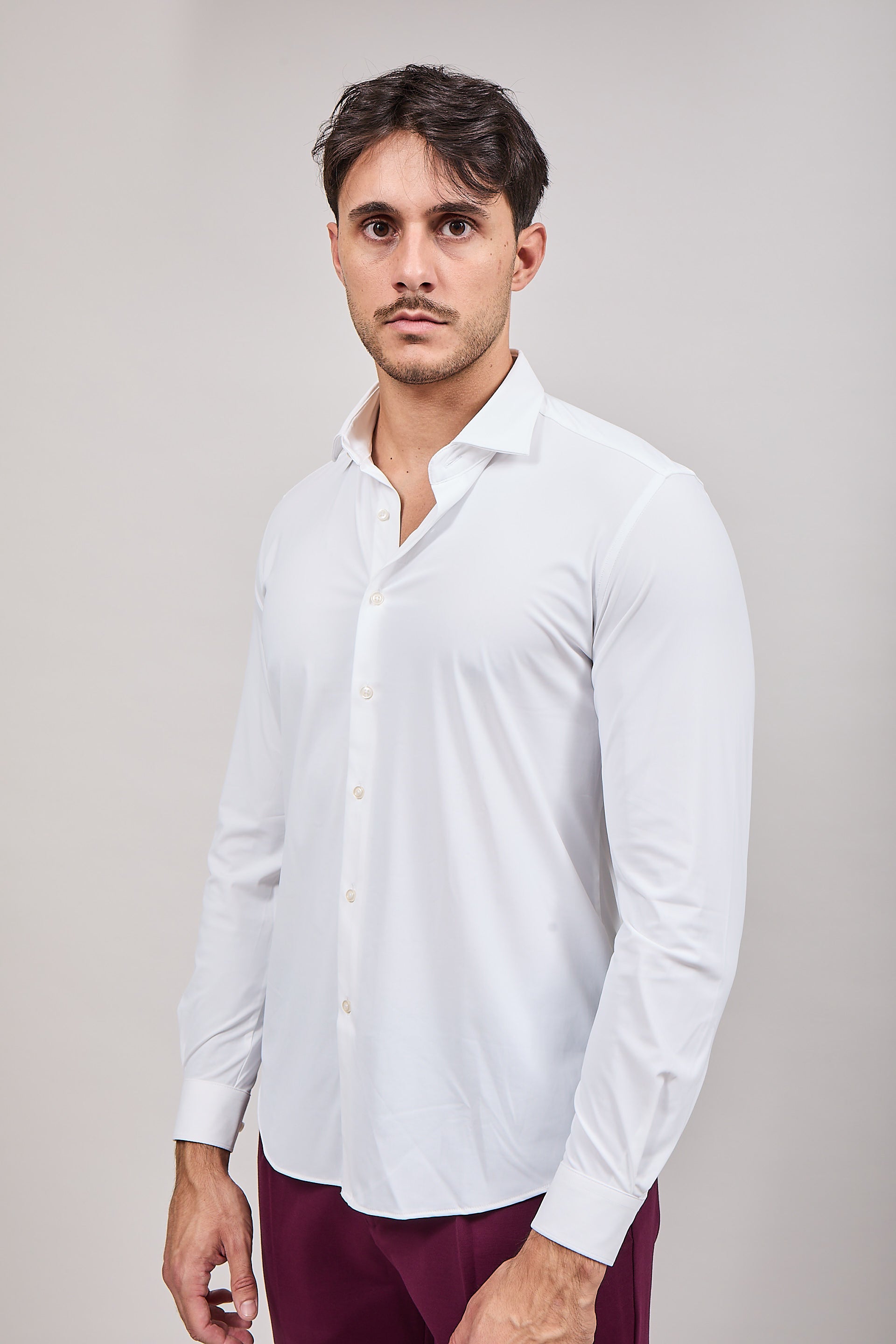 Camicia Over-D No-stiro Bianca C10